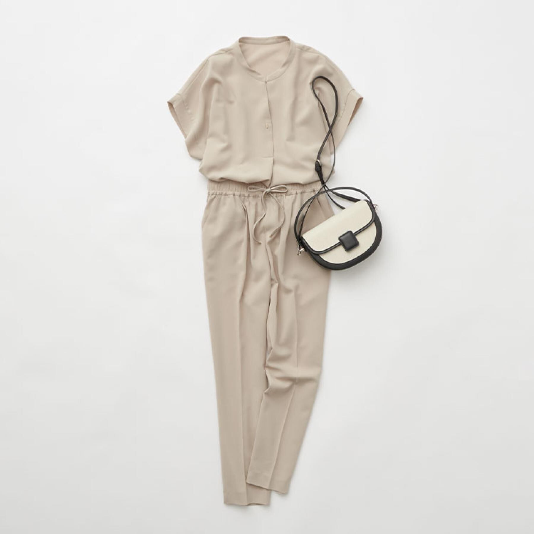 OPAQUE.CLIP「【2WAY】キャンバストリミングデザインバッグ」|ショルダー・メッセンジャー|