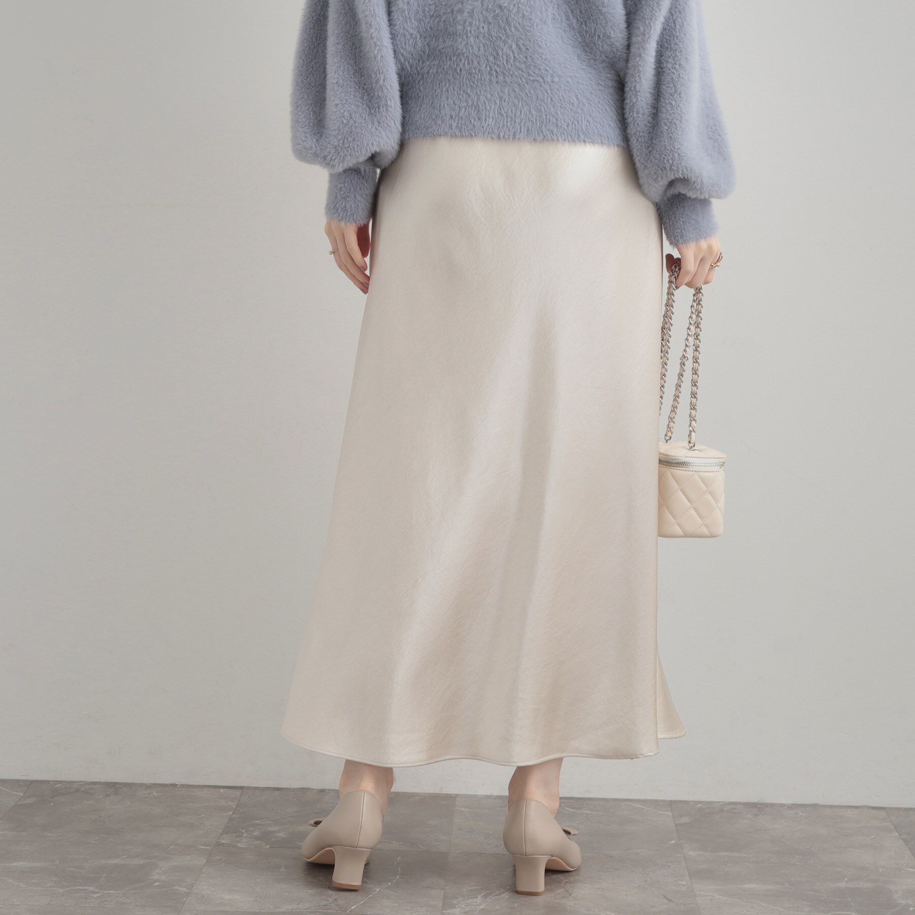 Couture broach「シルキーヘビーサテンスカート」|スカート|