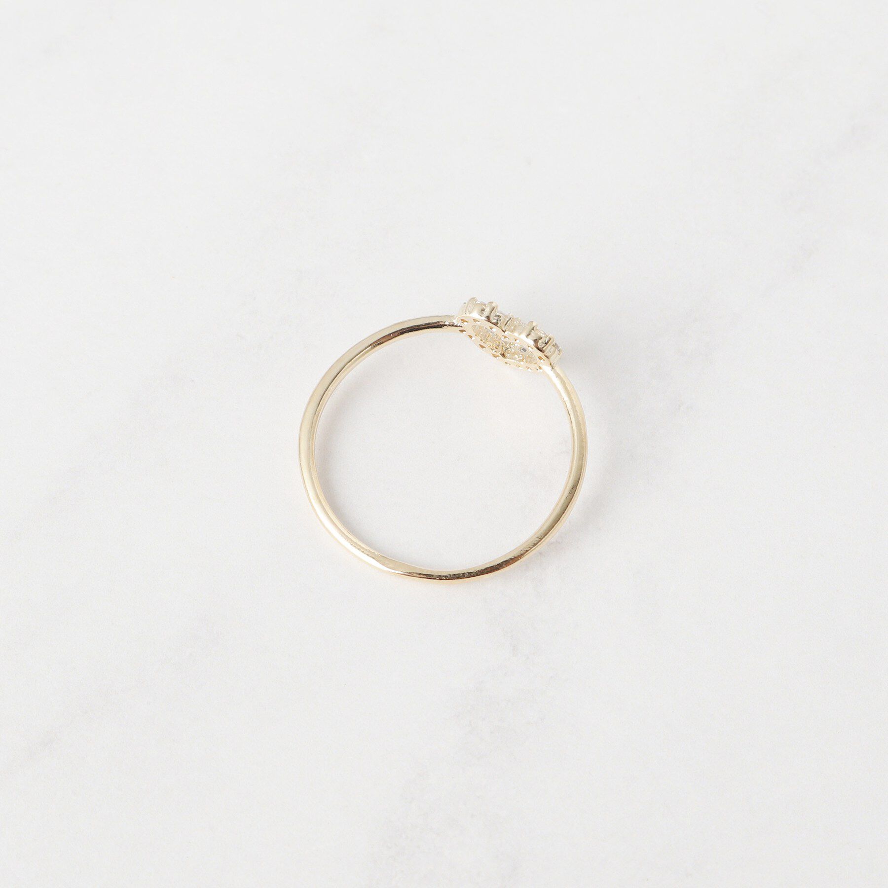 Couture broach「ハートビジューリング」|リング|