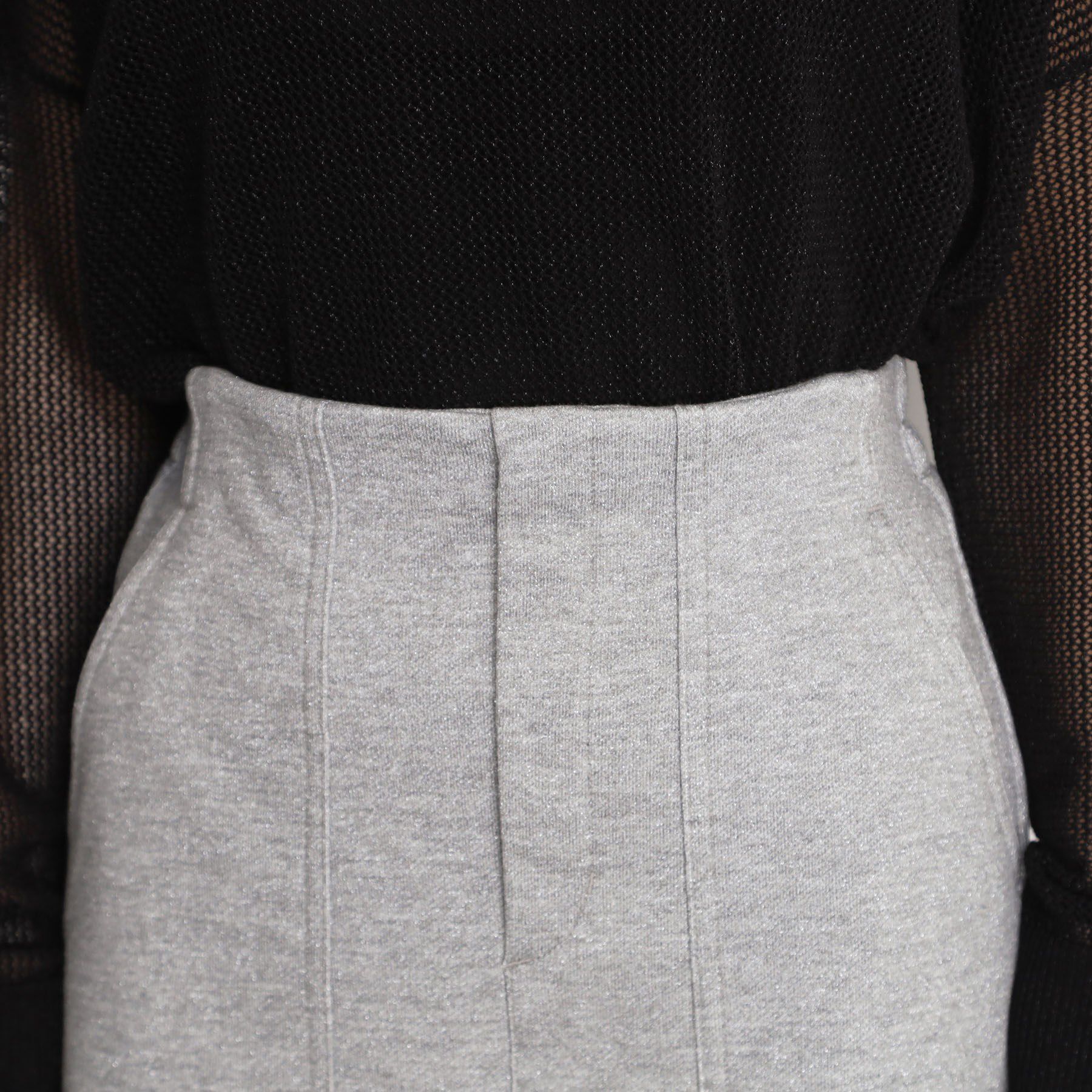 THE SHOP TK「裏毛ラメスカート【洗える】」|スカート|