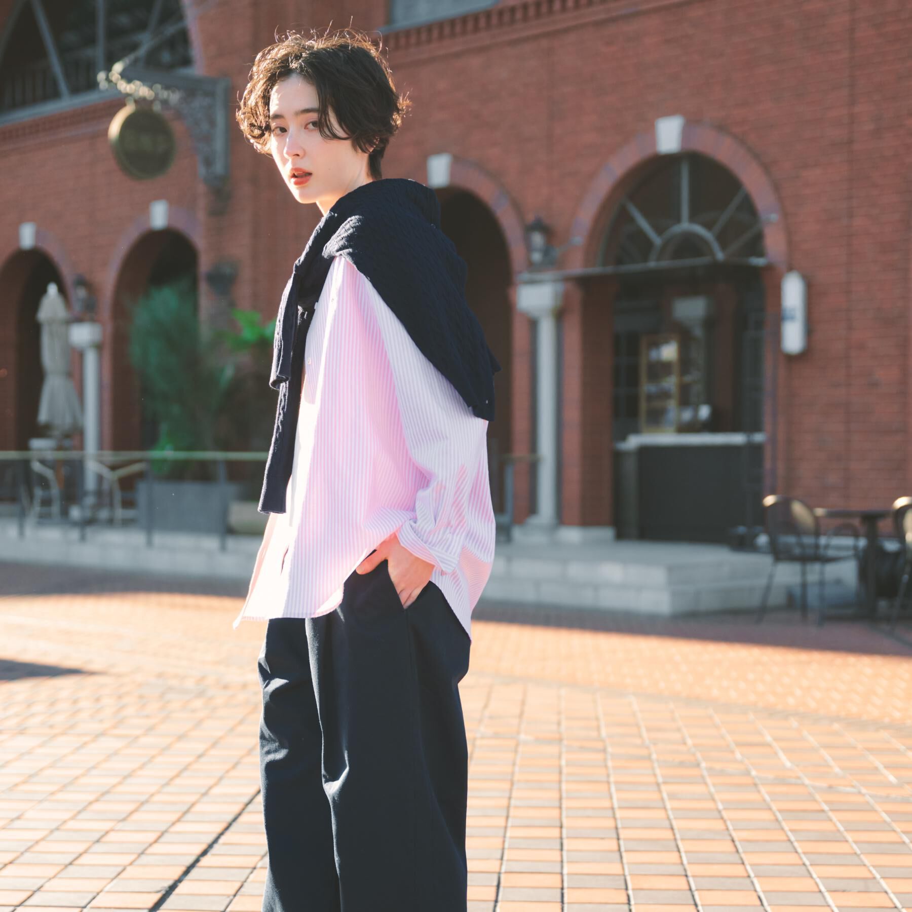 THE SHOP TK「【POLO BCS 別注】ケーブルカーディガン」|カーディガン|