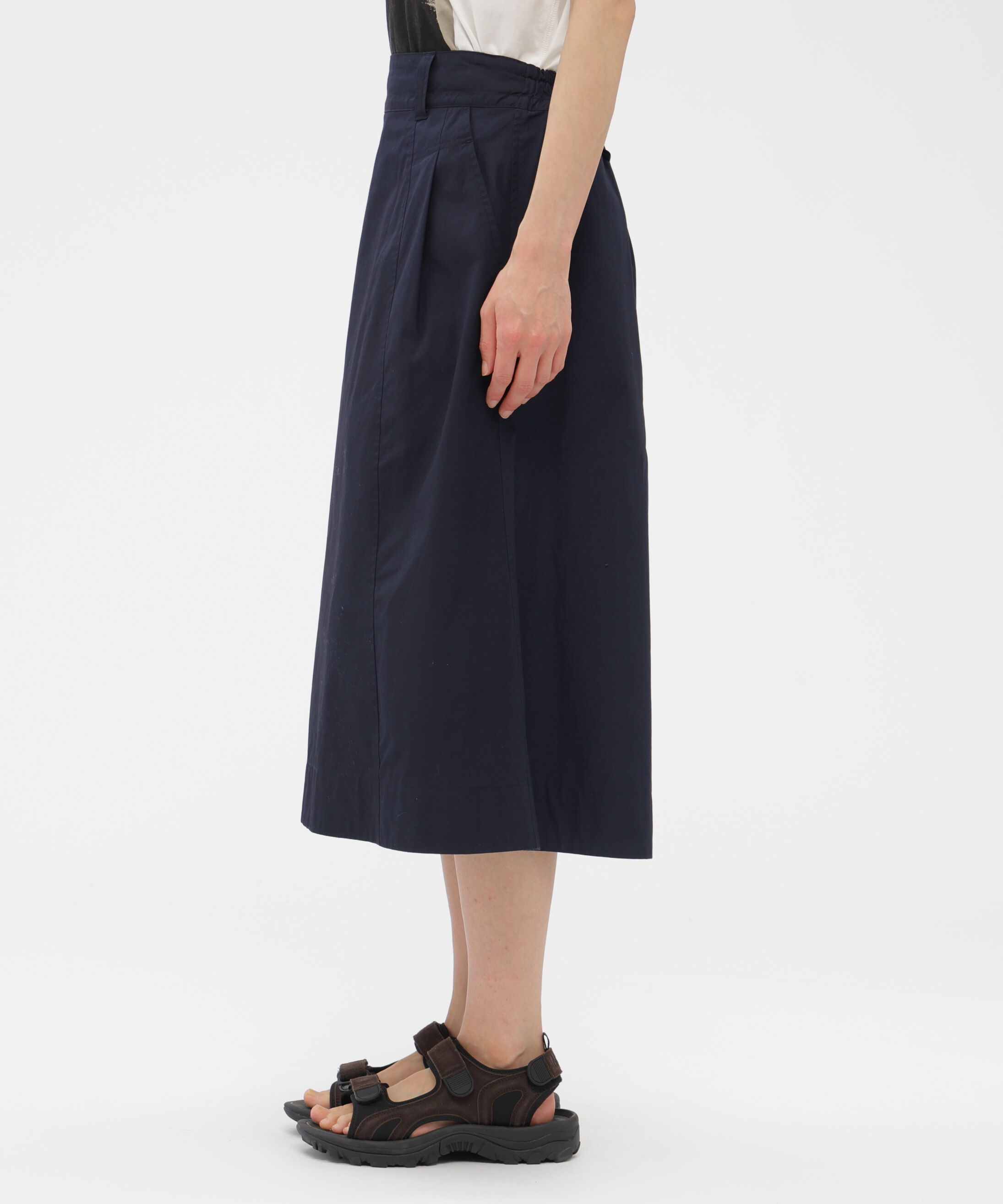 MHL.「FINE COMPACT COTTON POPLIN SKIRT」|スカート|