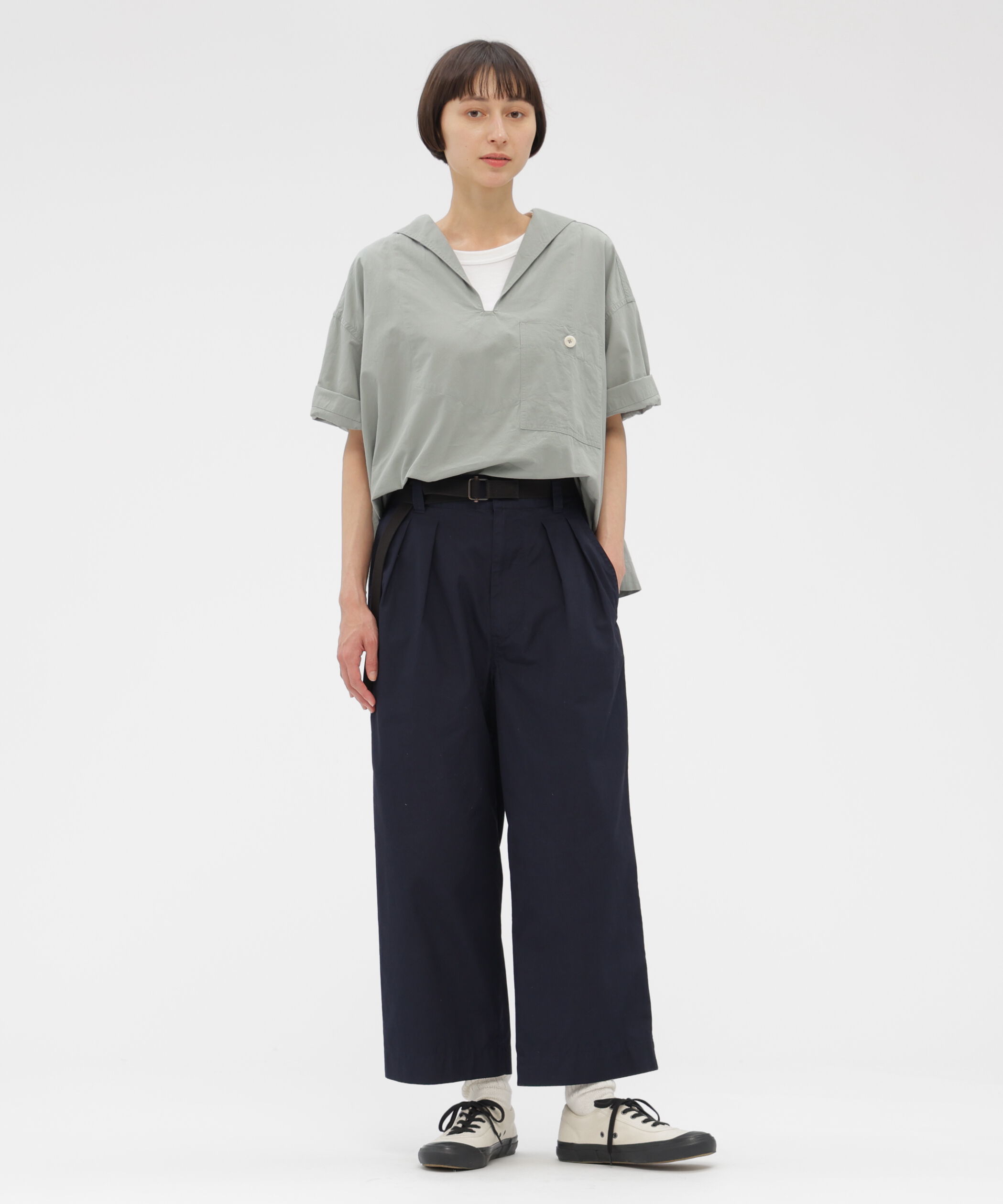 MHL.「SANDED COTTON LINEN SHIRT」|シャツ・ブラウス|
