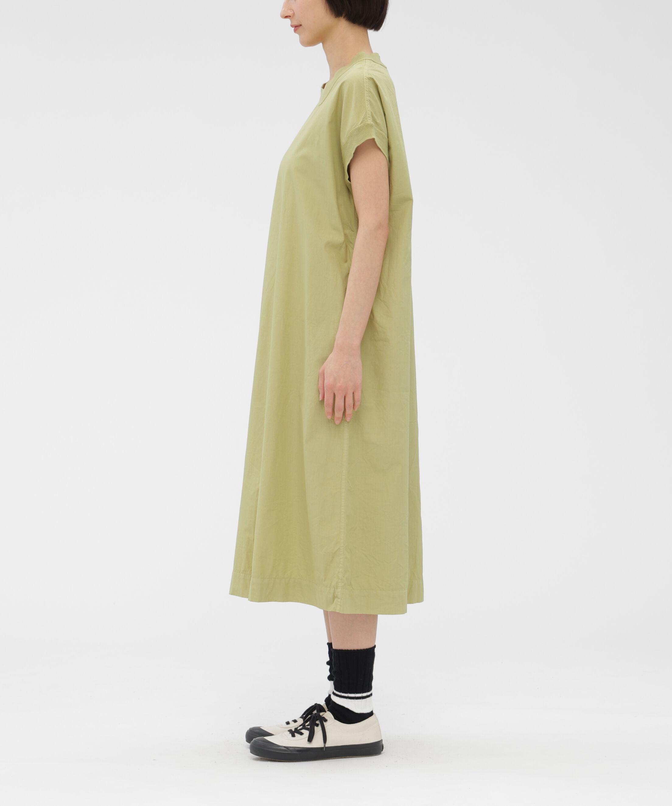 MHL.「GARMENT DYED COTTON POPLIN DRESS」|ワンピース|