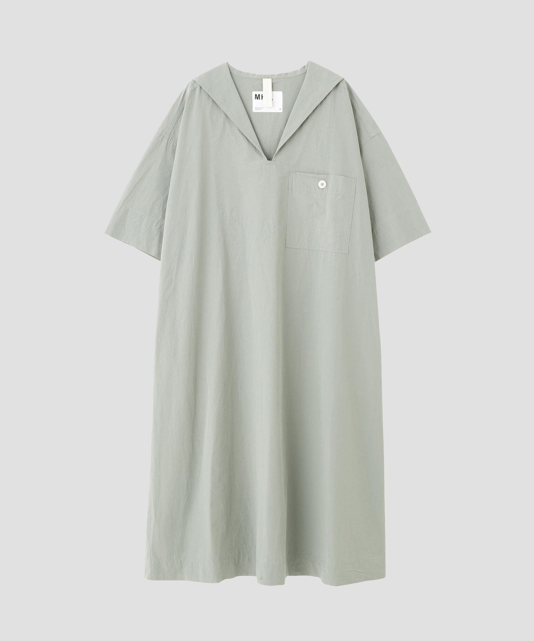 MHL.「SANDED COTTON LINEN DRESS」|ワンピース|