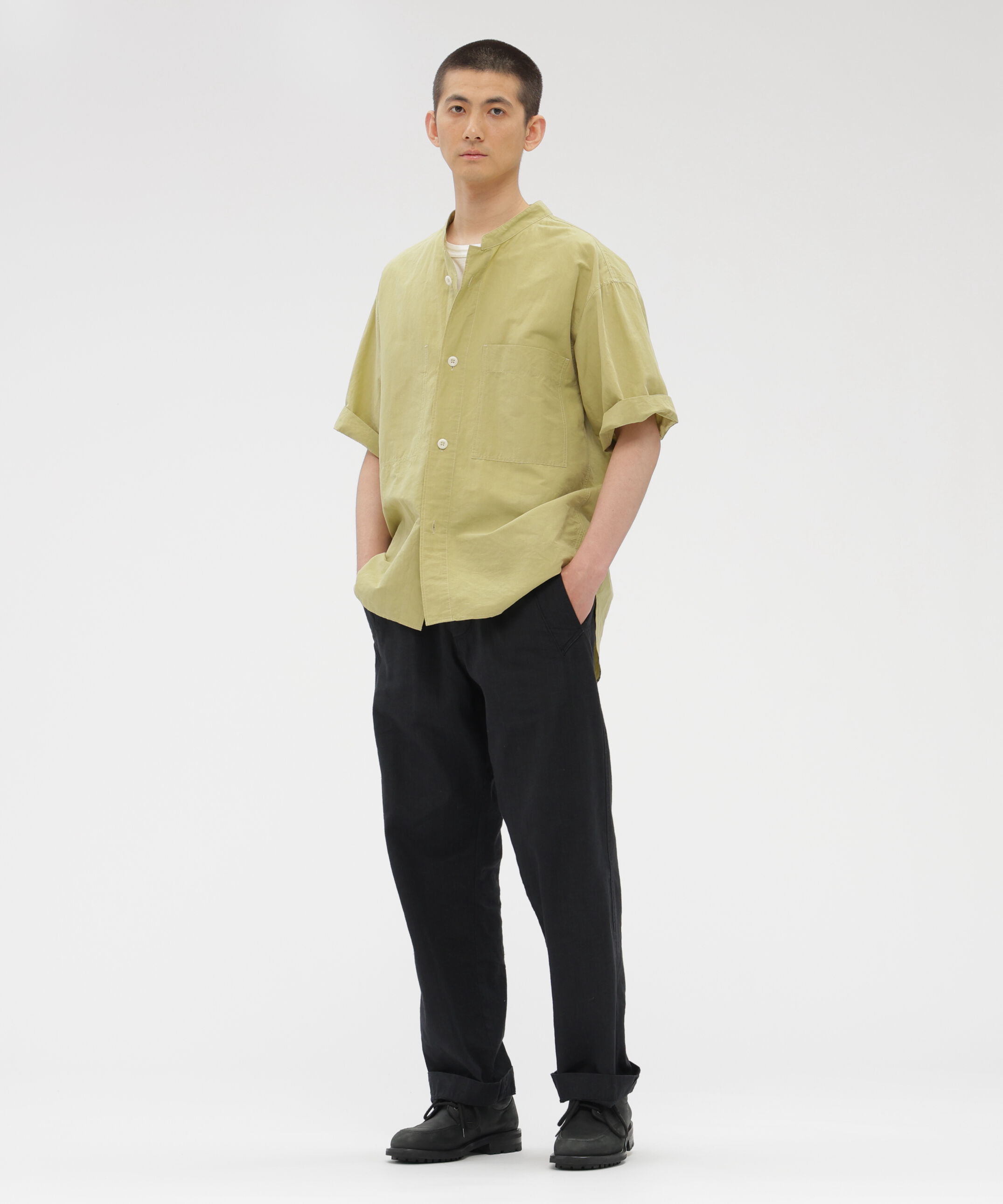 MHL.「HIGH COUNT DRY COTTON LINEN SHIRT」|シャツ・ブラウス|