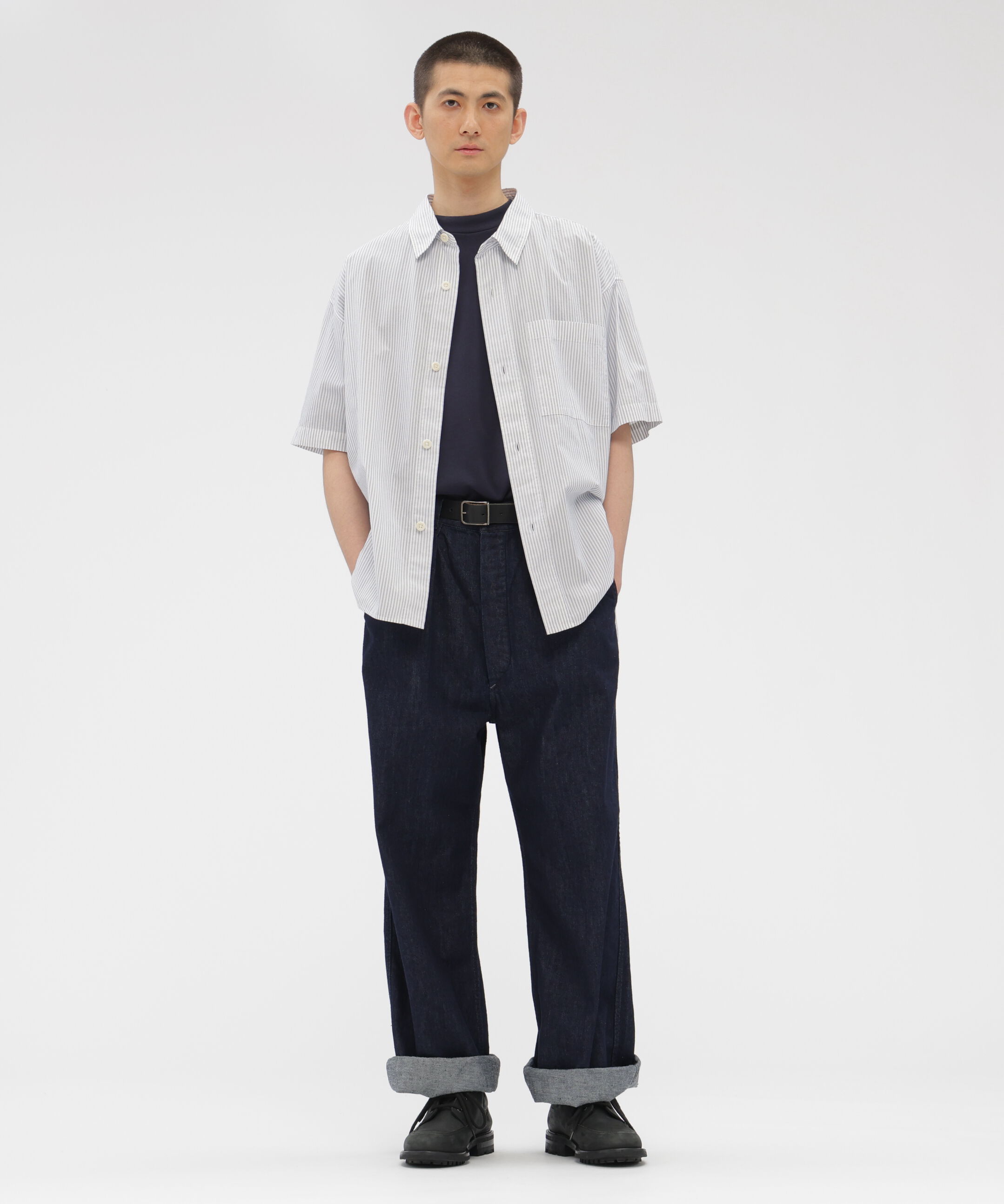 MHL.「YARN DYED COTTON VOILE SHIRT」|シャツ・ブラウス|