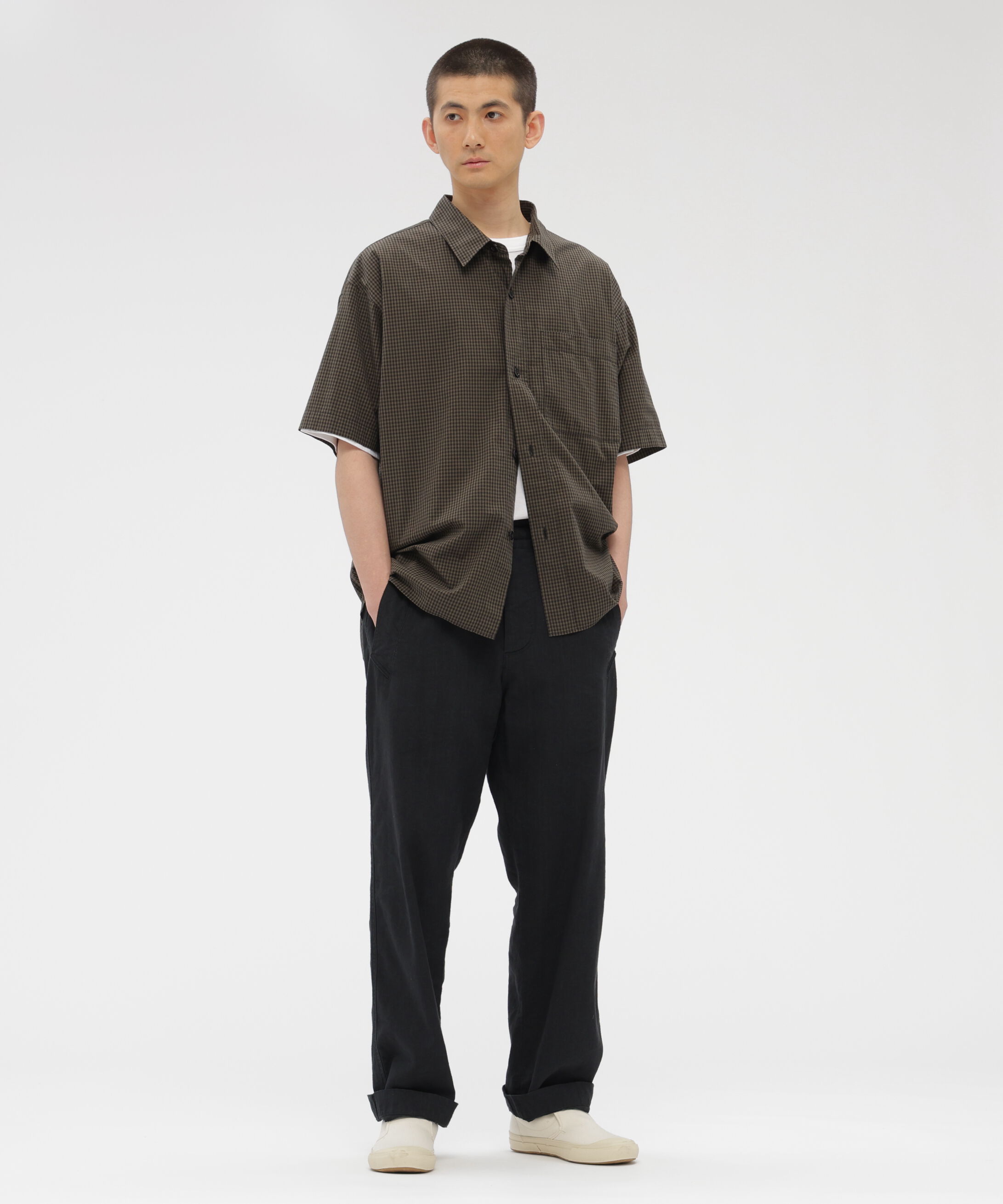 MHL.「YARN DYED COTTON VOILE SHIRT」|シャツ・ブラウス|
