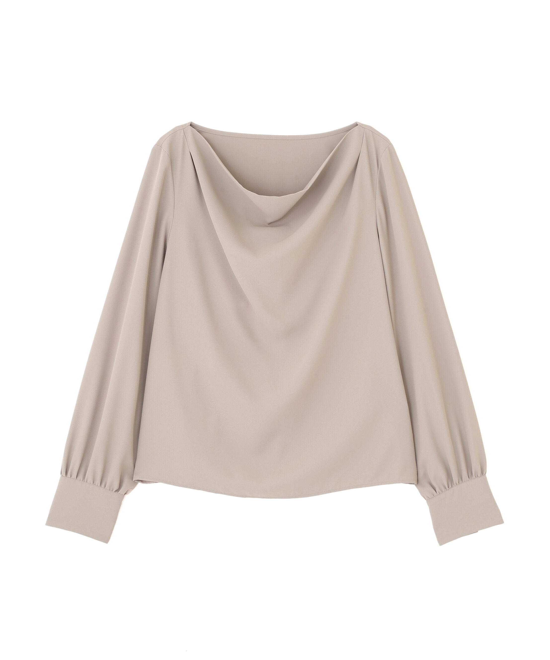  「ドレープネックブラウス」|シャツ・ブラウス|