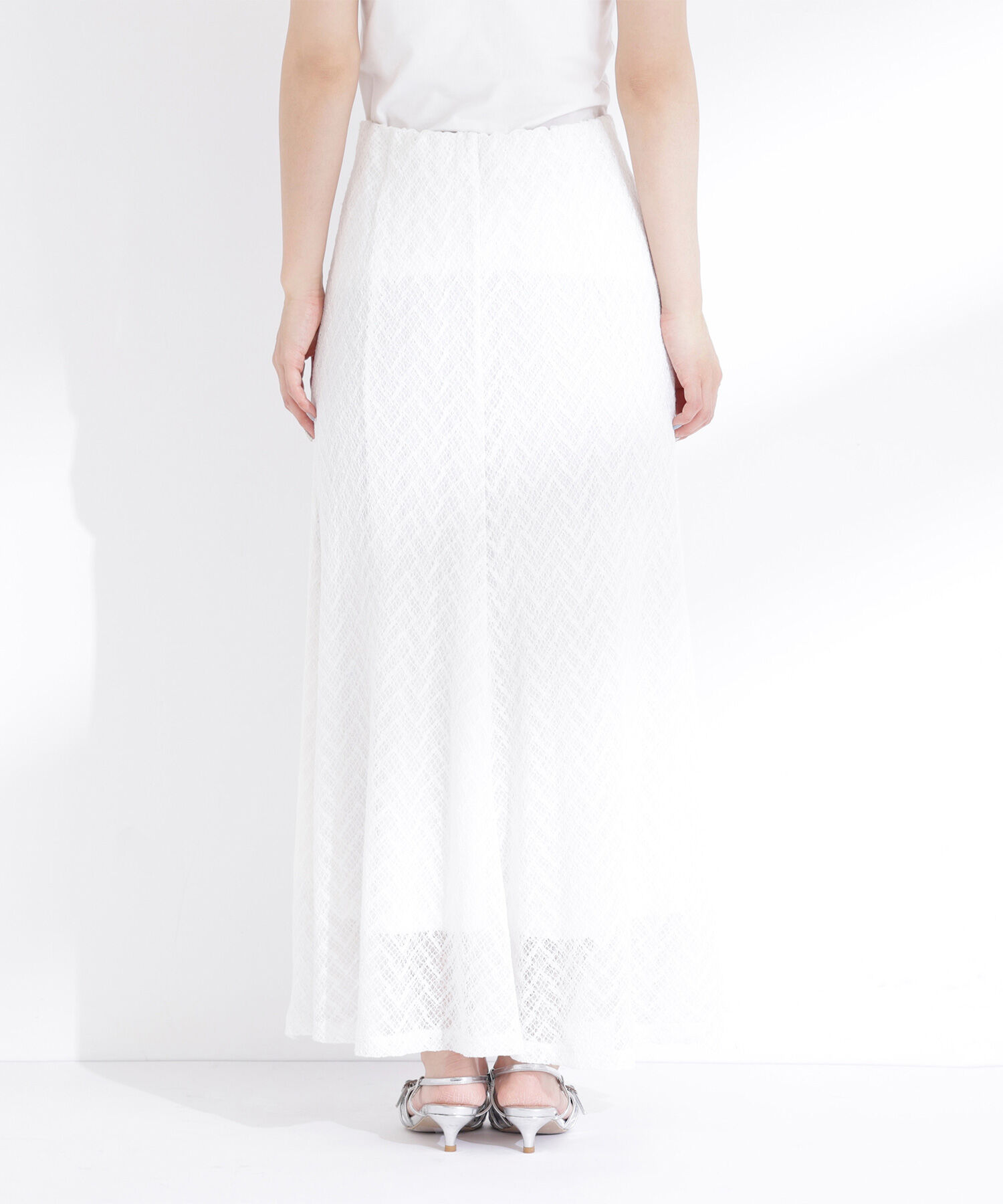  「レースナロースカート」|スカート|