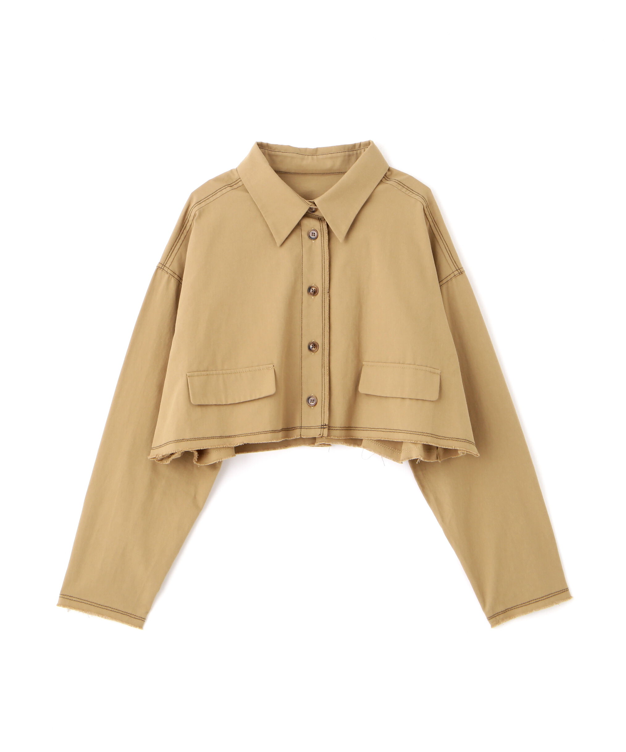  「〈セットアップ対応〉クロップドフリンジブルゾン」|ブルゾン・スタジャン|