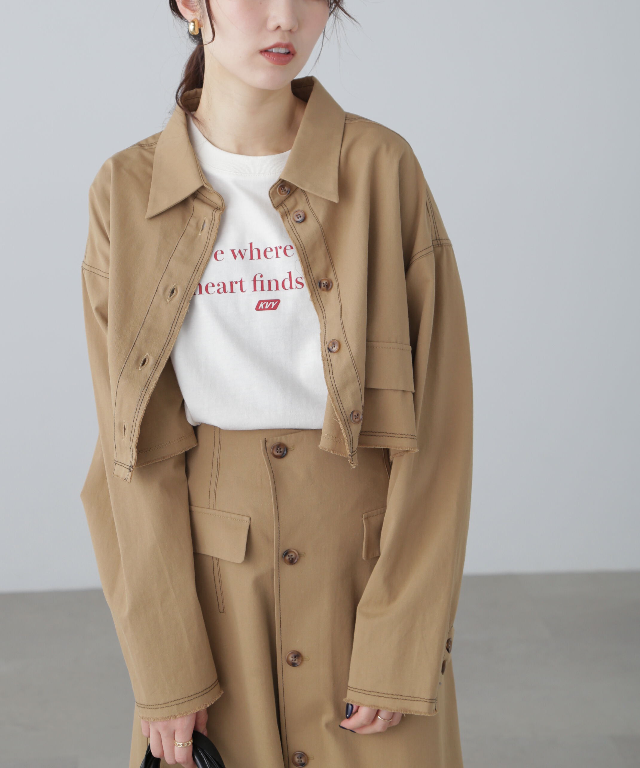  「〈セットアップ対応〉クロップドフリンジブルゾン」|ブルゾン・スタジャン|