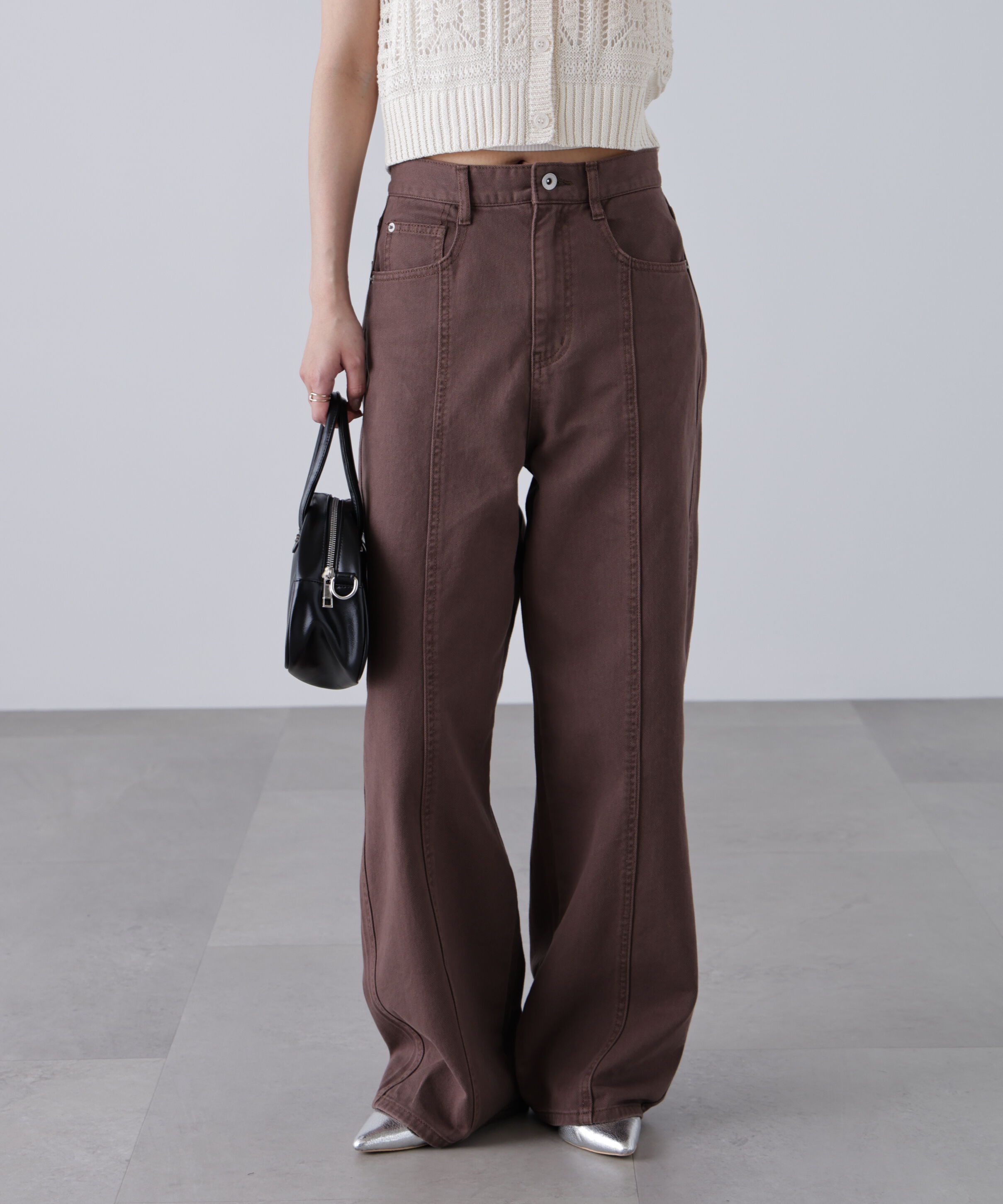  「ワイドストレートカラーパンツ」|その他|