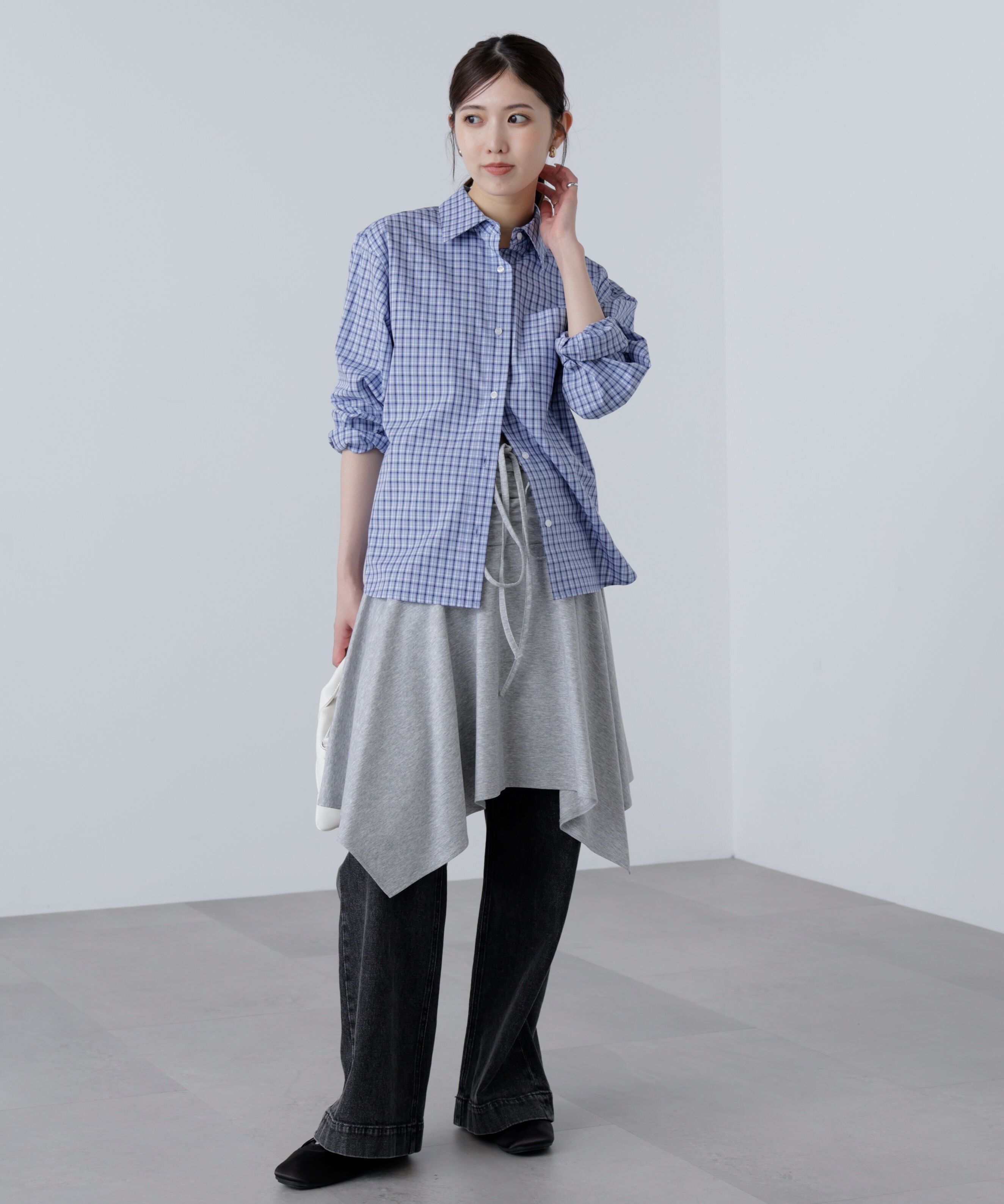  「2wayイレヘムミディスカート」|スカート|