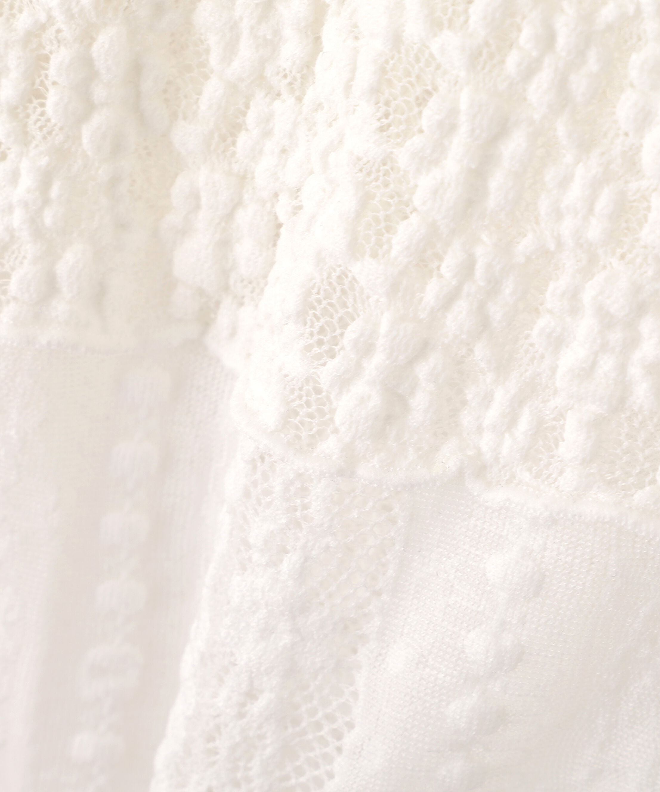  「パッチワークチュールレースカットソー」|Tシャツ・カットソー|