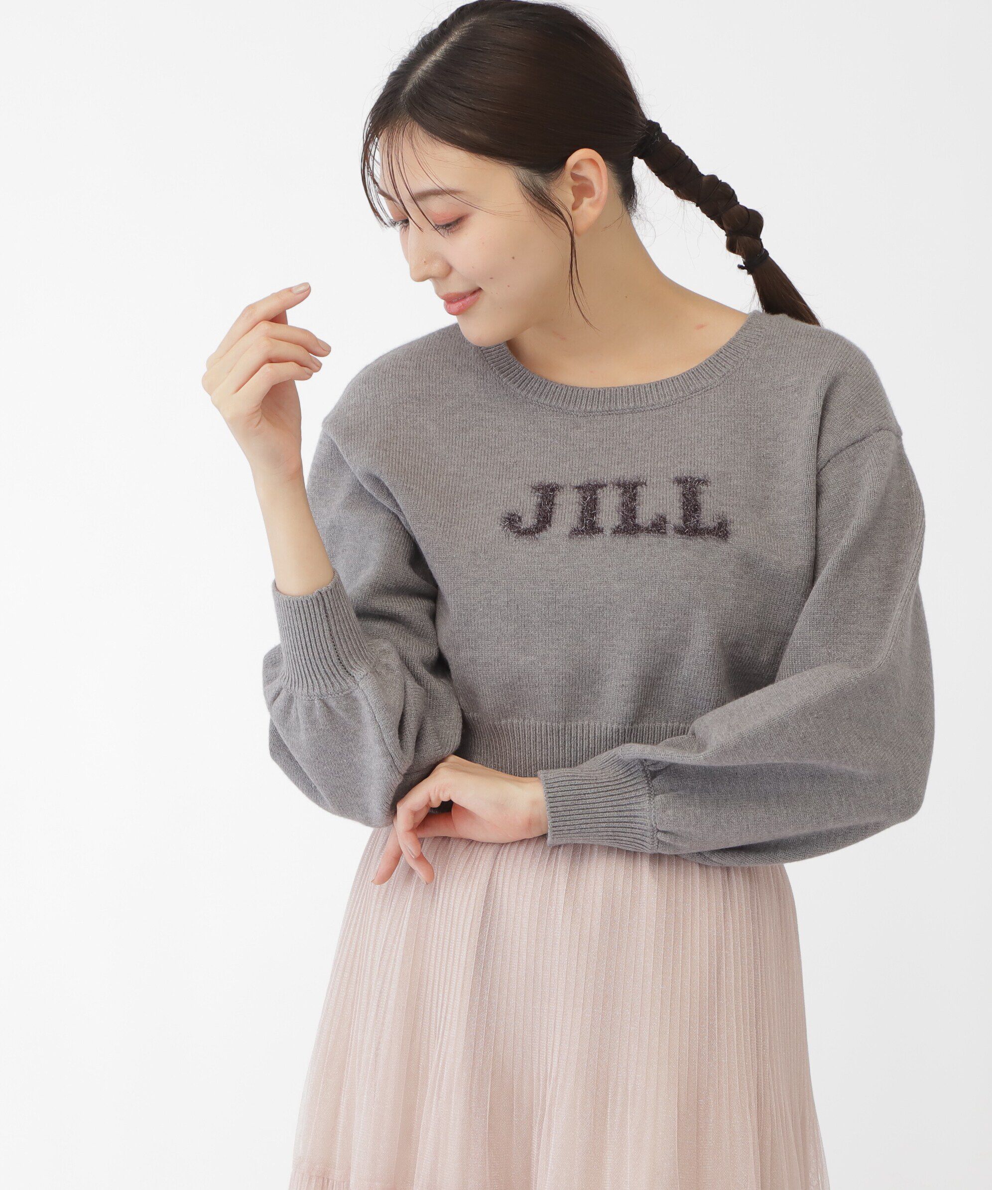  「バリエ―ションジャガードロゴニット」|ニット・セーター|