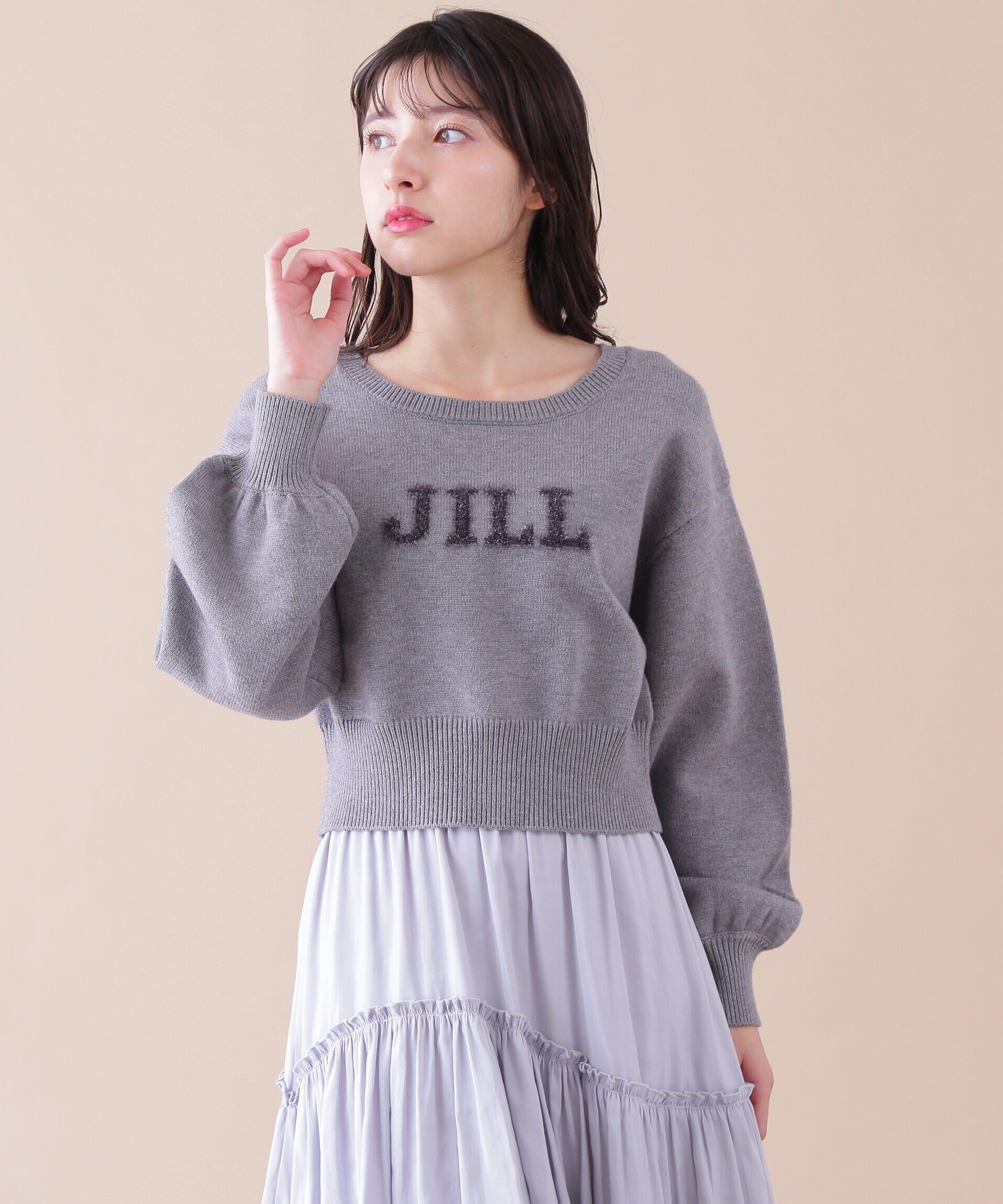  「バリエ―ションジャガードロゴニット」|ニット・セーター|