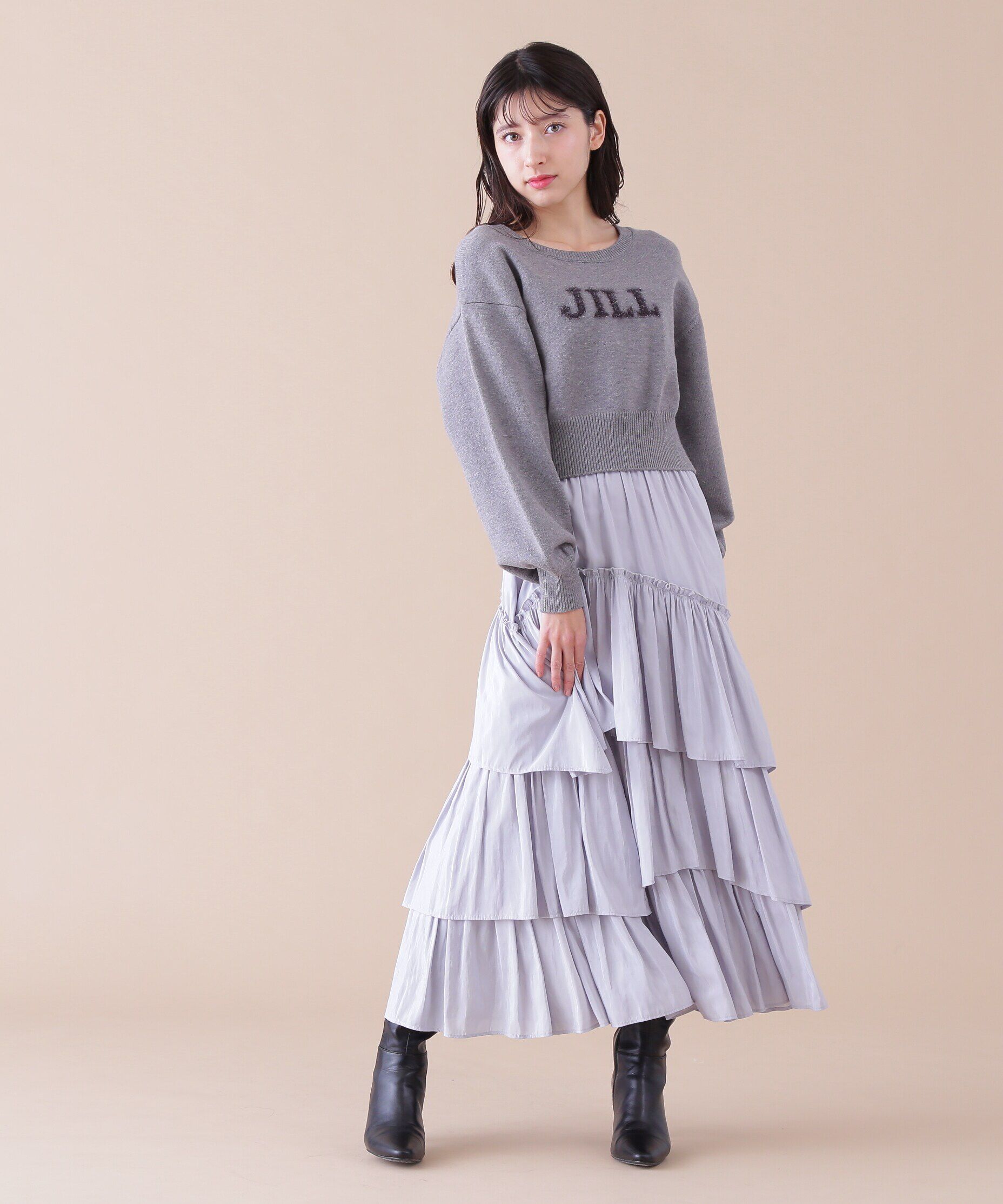  「バリエ―ションジャガードロゴニット」|ニット・セーター|