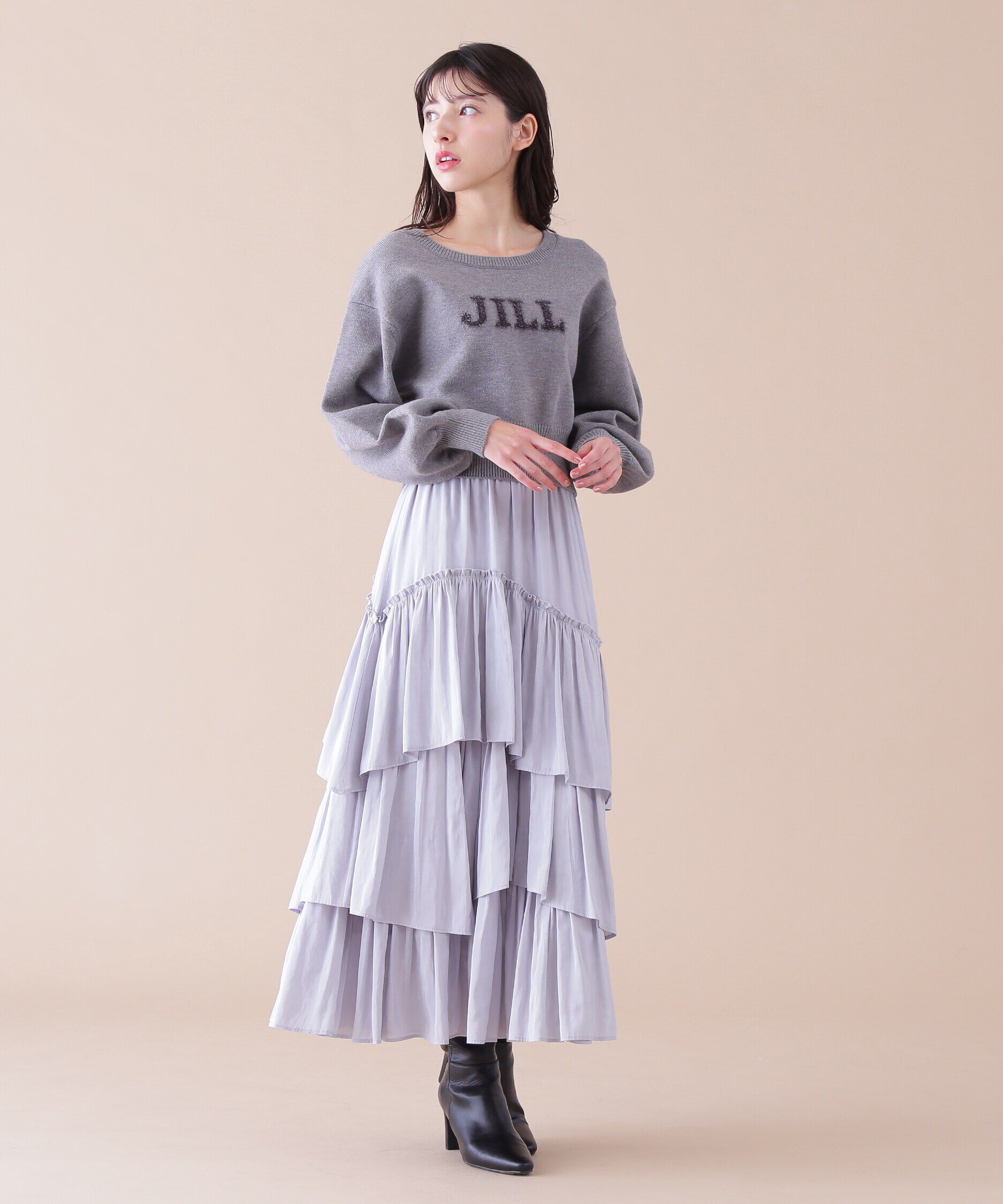  「バリエ―ションジャガードロゴニット」|ニット・セーター|