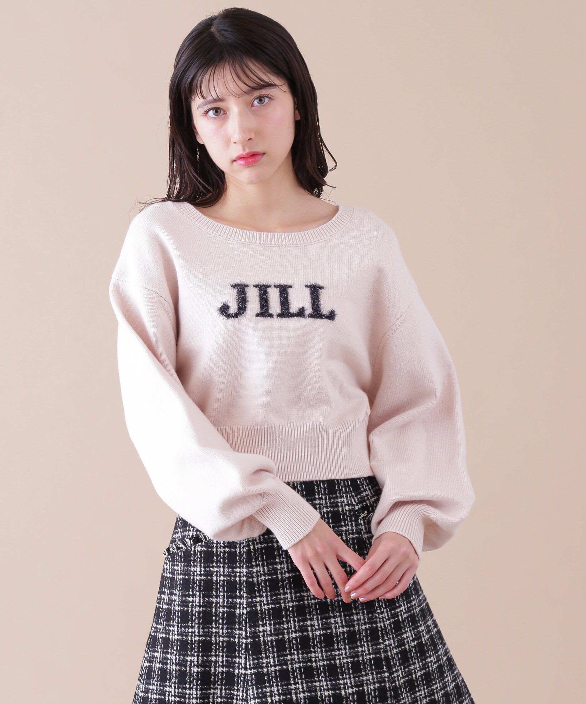  「バリエ―ションジャガードロゴニット」|ニット・セーター|