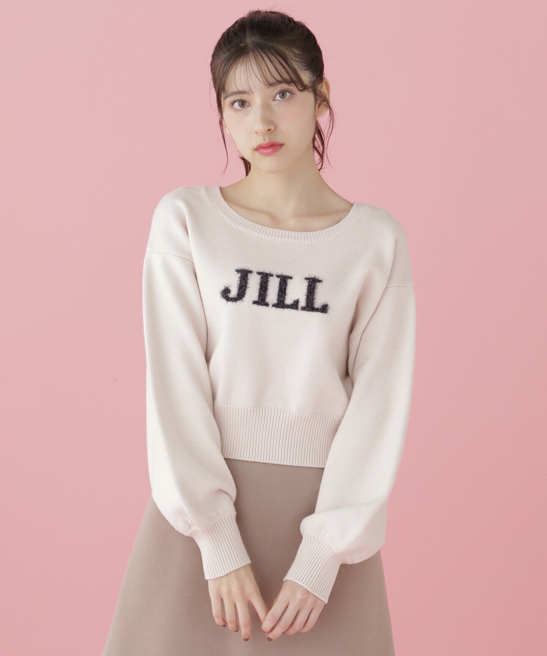  「バリエ―ションジャガードロゴニット」|ニット・セーター|