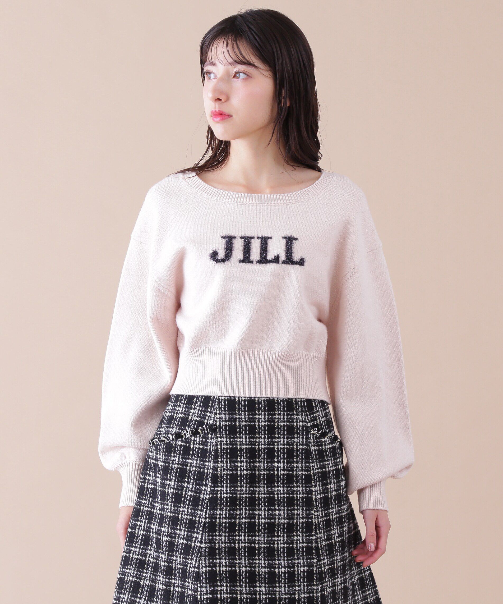  「バリエ―ションジャガードロゴニット」|ニット・セーター|