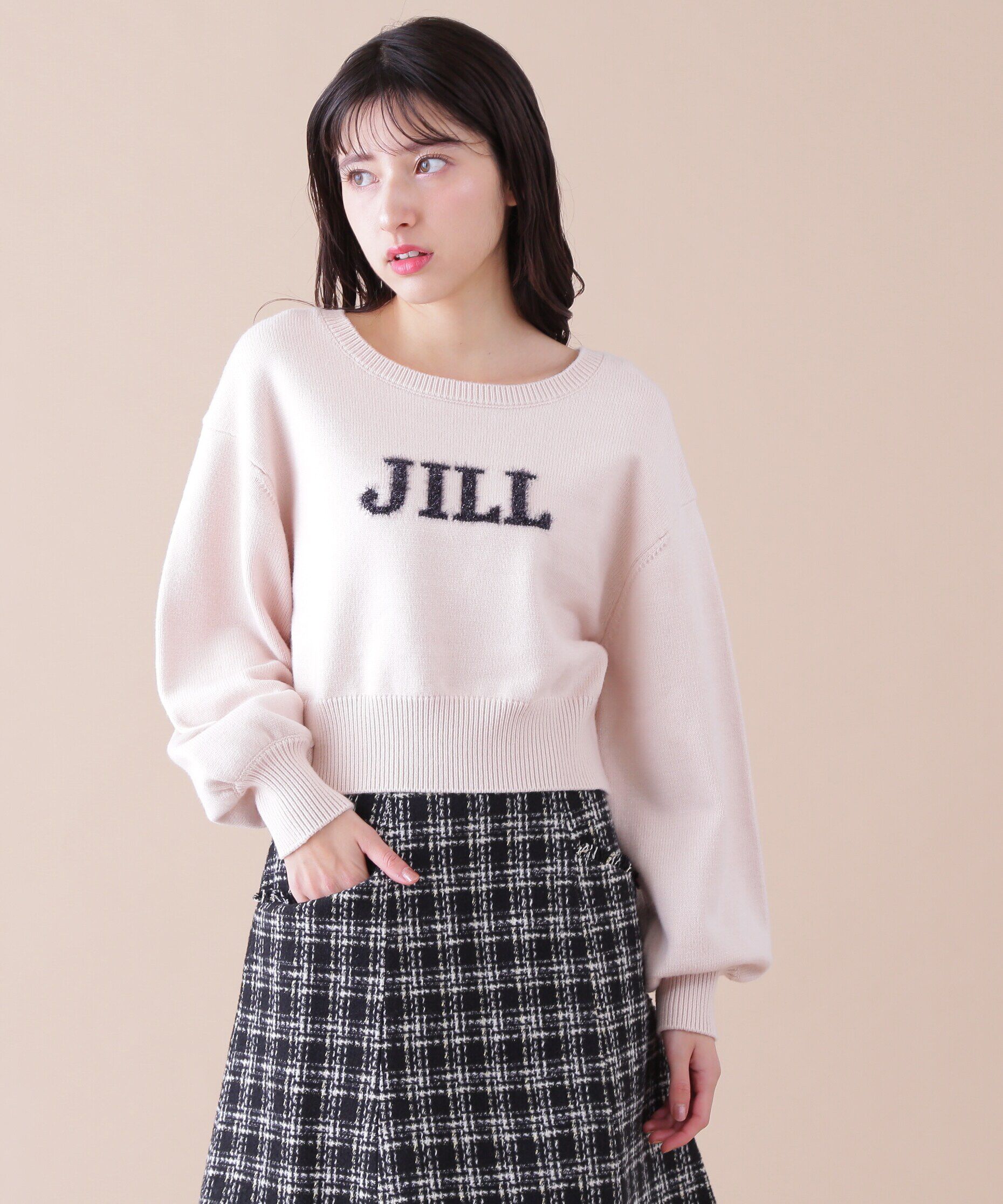  「バリエ―ションジャガードロゴニット」|ニット・セーター|