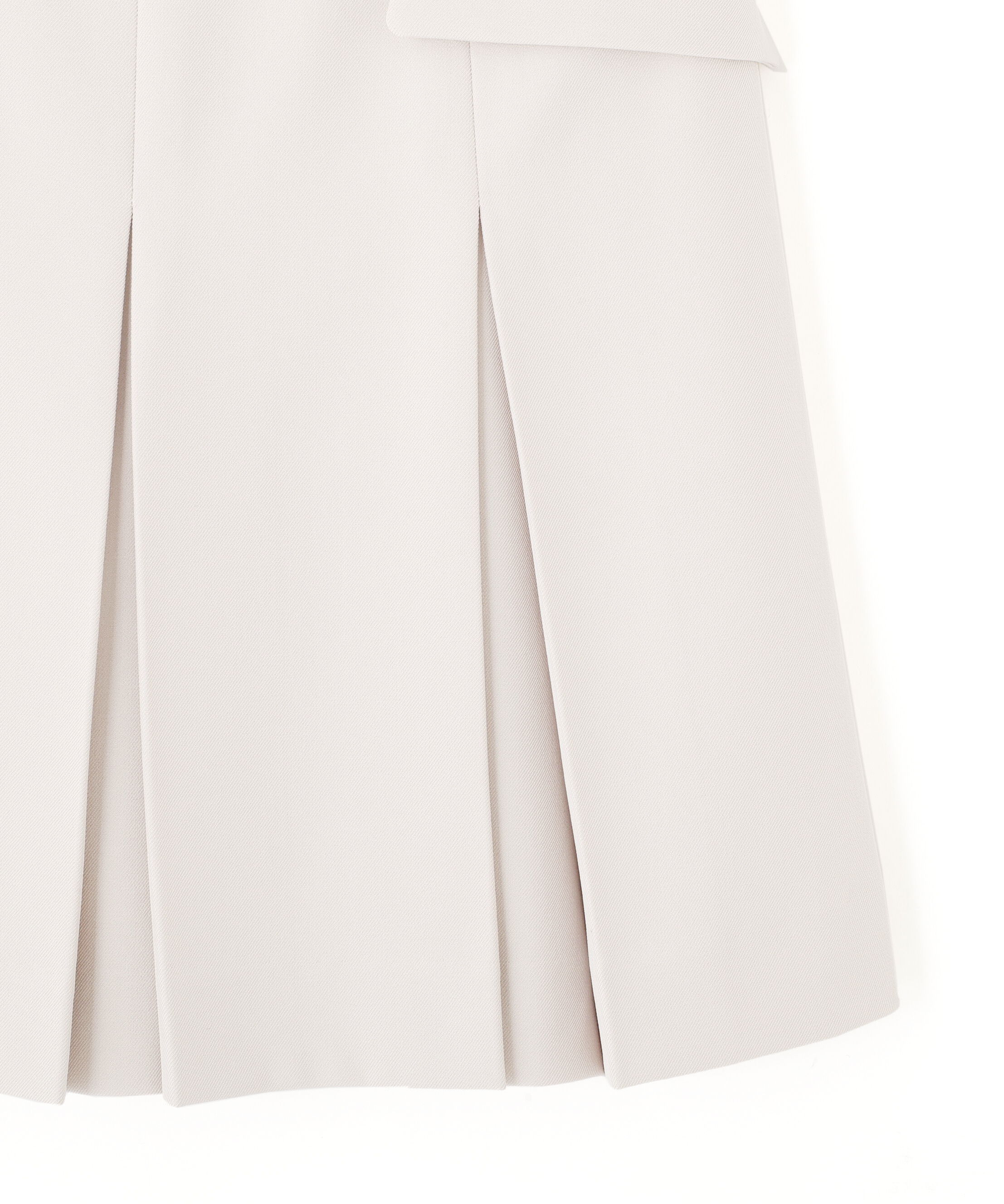  「＜セットアップ対応＞ベルト付ベーシックツイルミニスカート」|スカート|