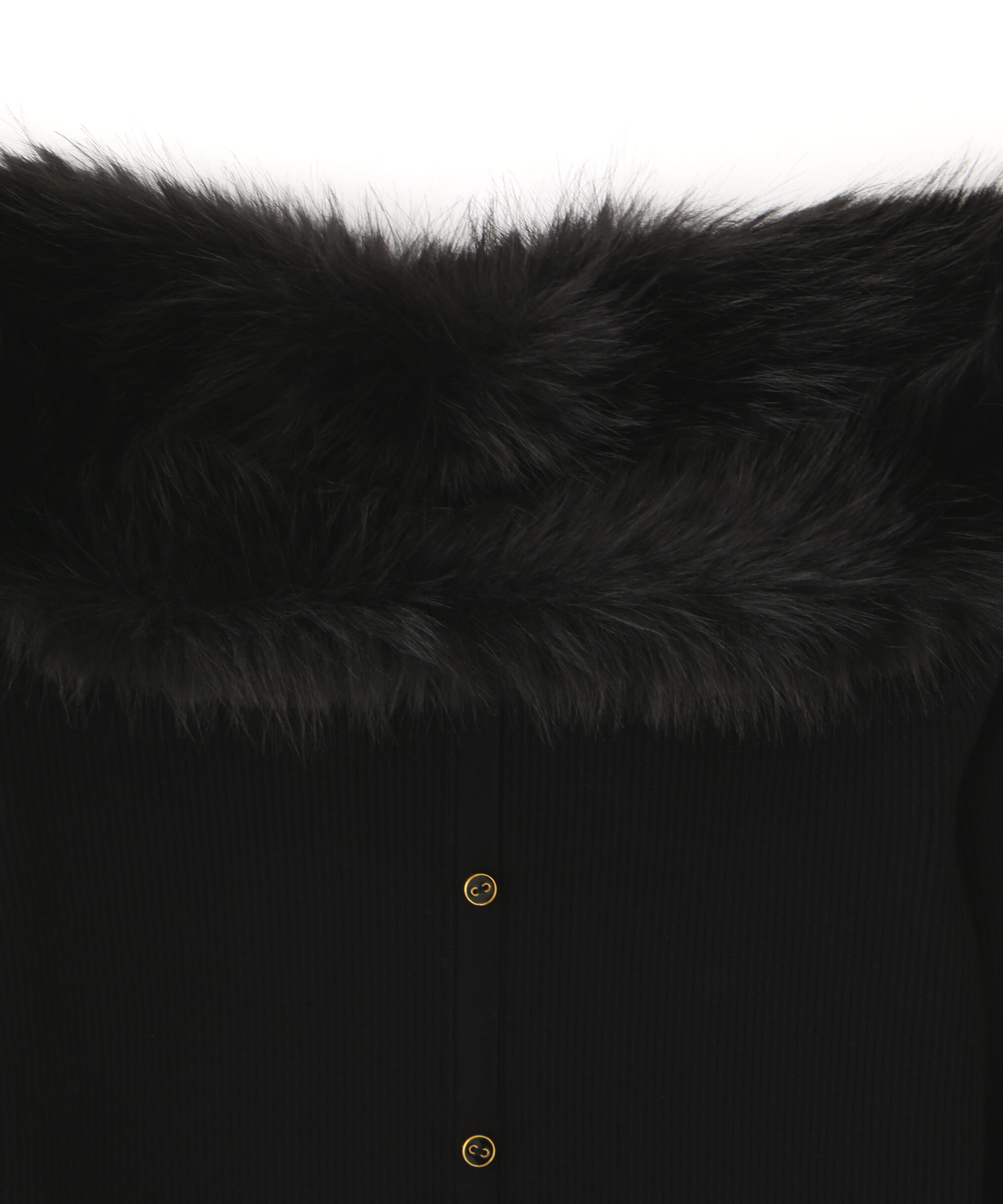  「フェイクファートリムニット」|ニット・セーター|