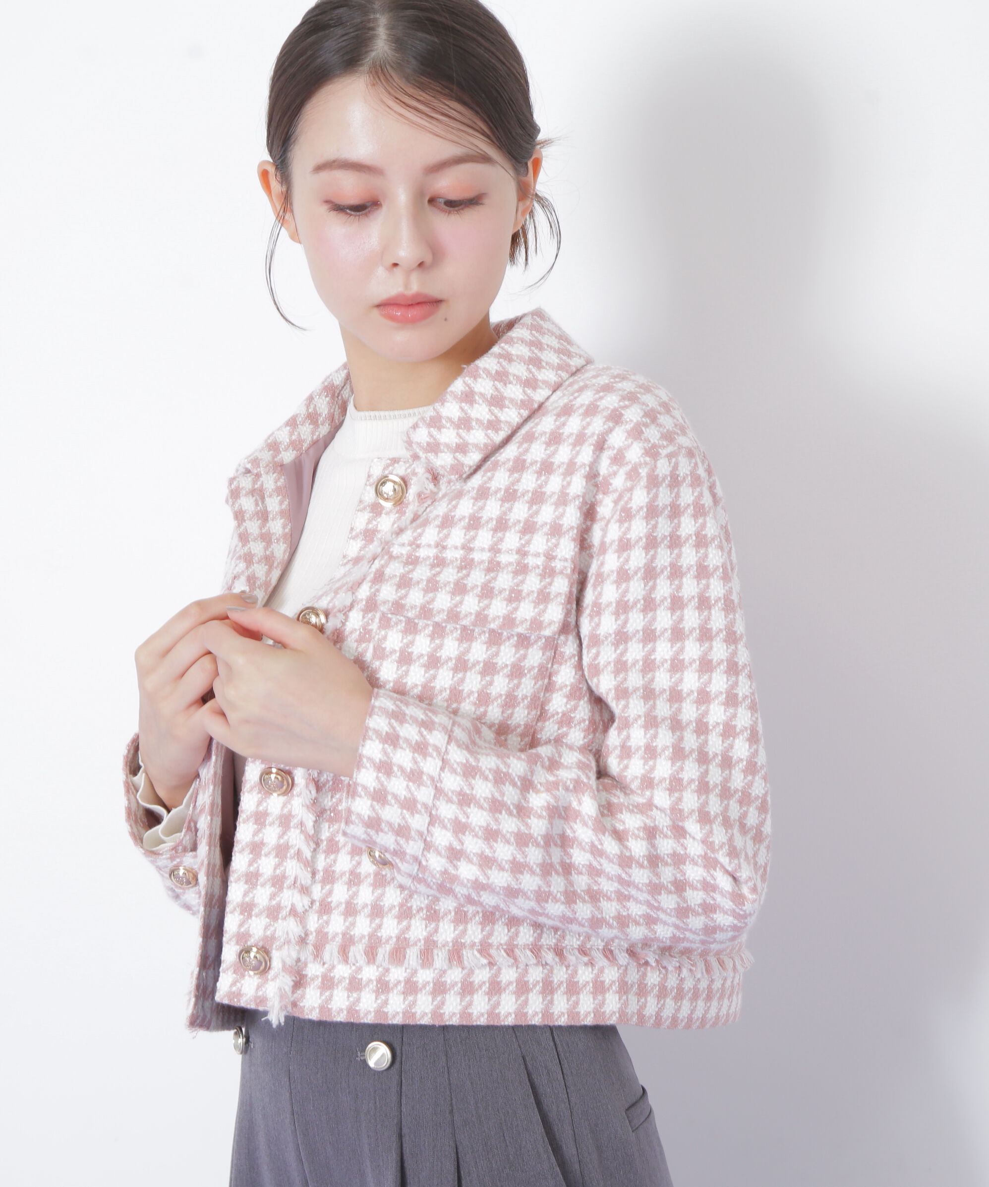  「千鳥ツイードジャケット」|その他|