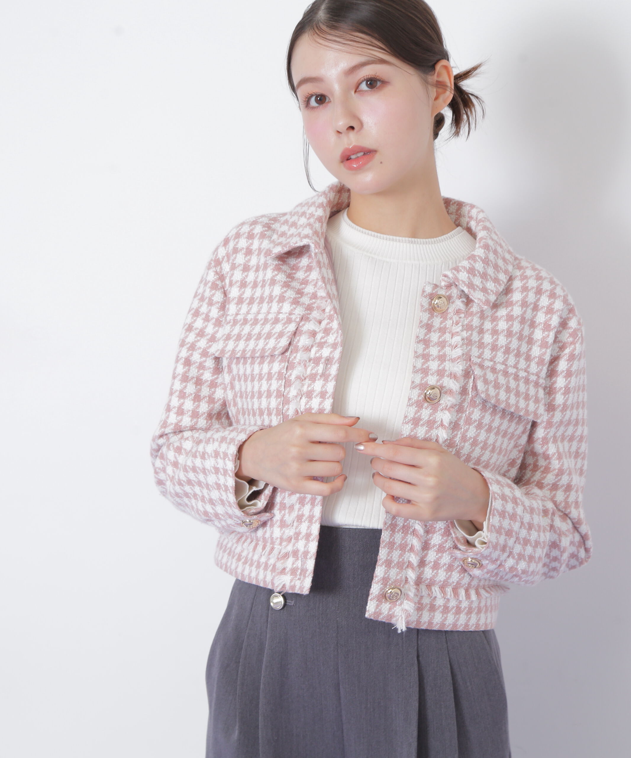  「千鳥ツイードジャケット」|その他|