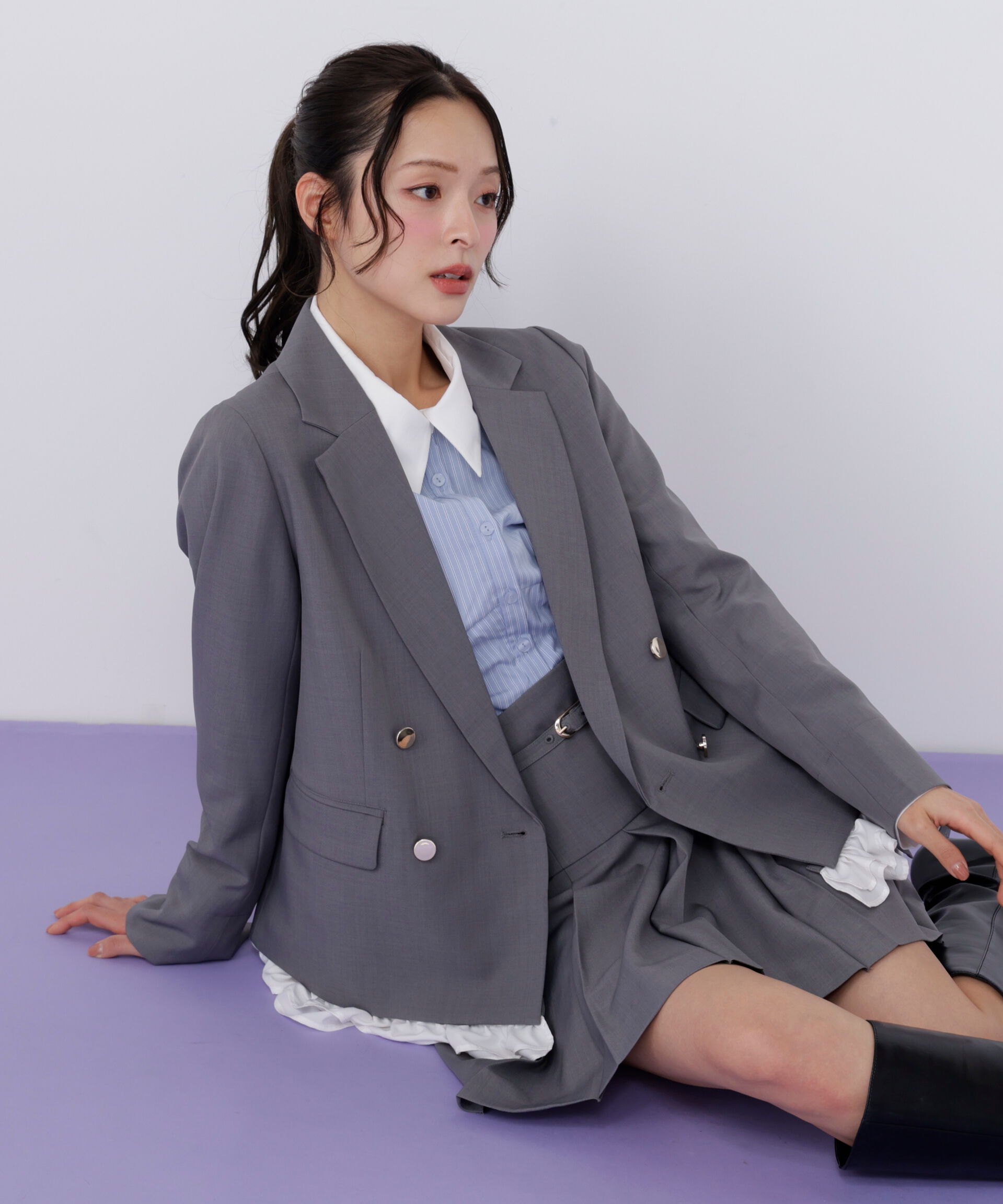  「セットアップ対応ドライタッチフリルヘムジャケット」|その他|