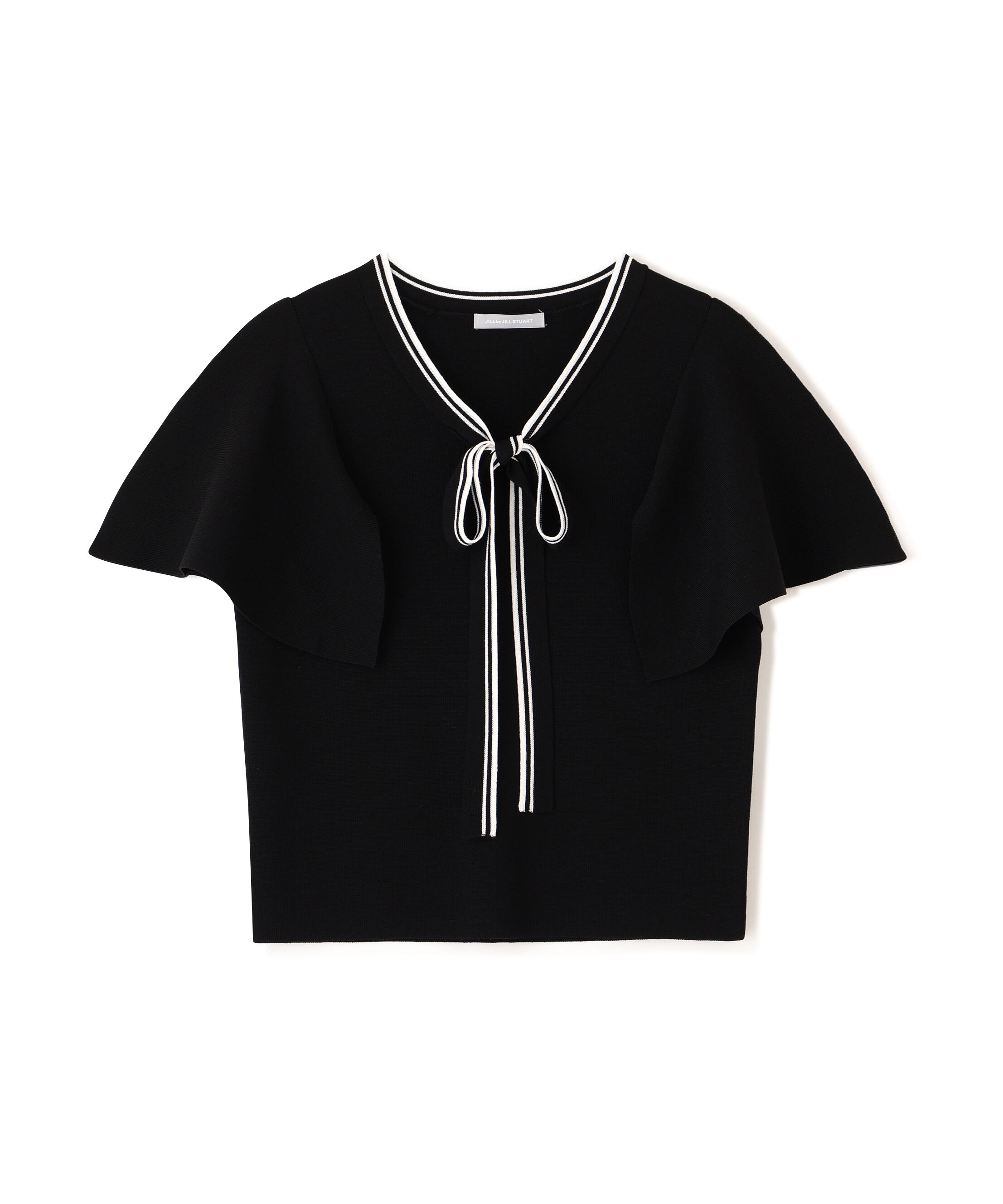  「フレアスリーブボウタイニット」|ニット・セーター|