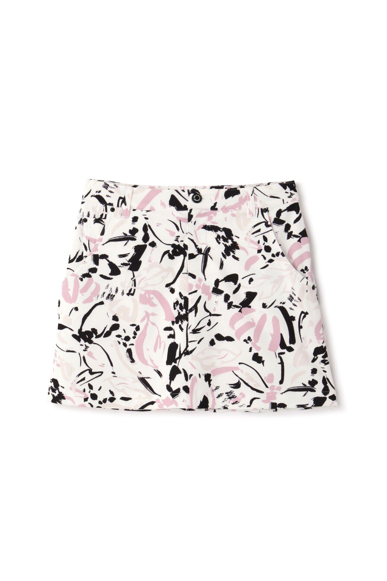  「[PINKY GOLF]オプティカルフラワープリントスカート」|スカート|