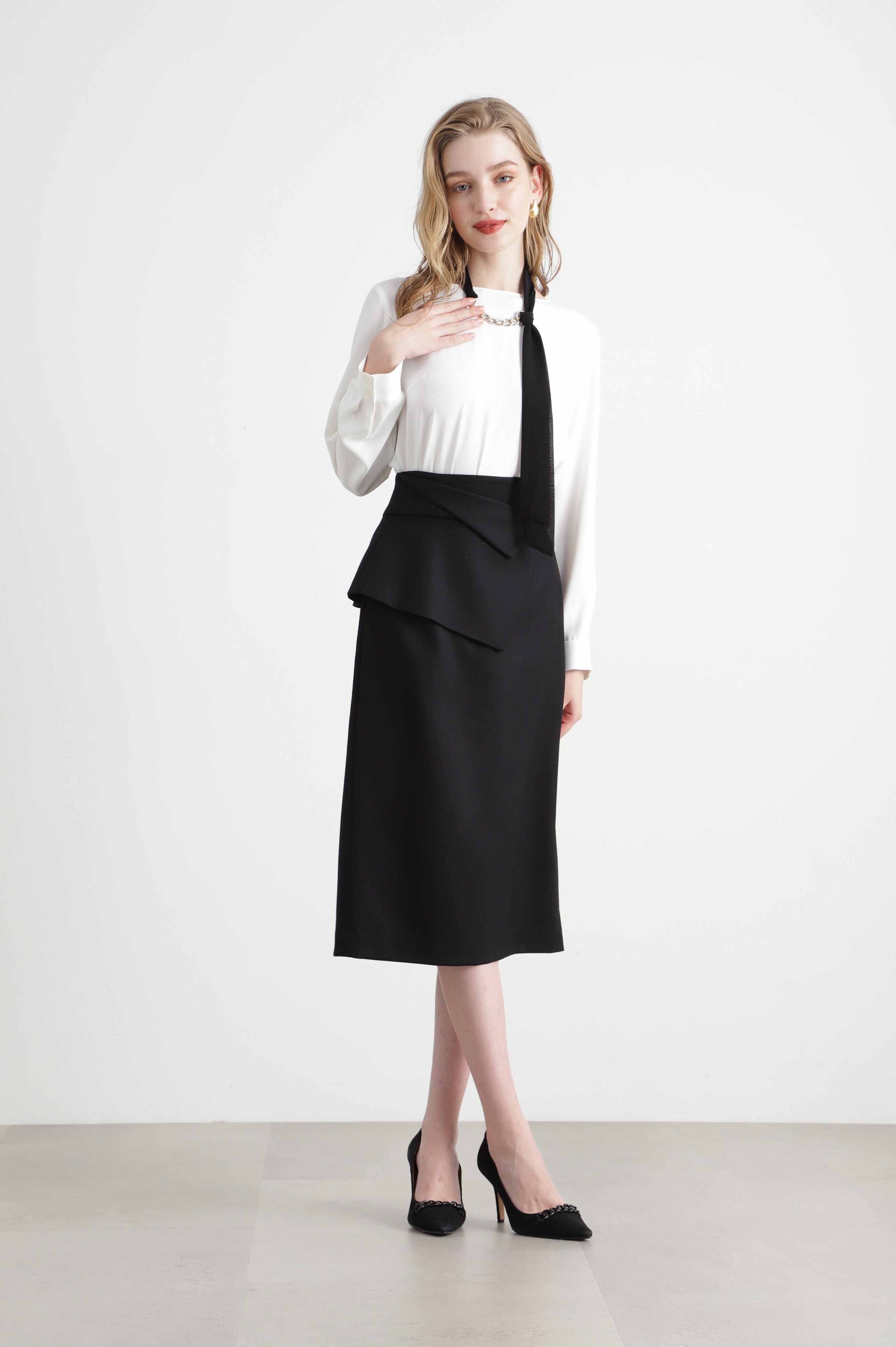  「◆ペプラムフラノスカート」|スカート|