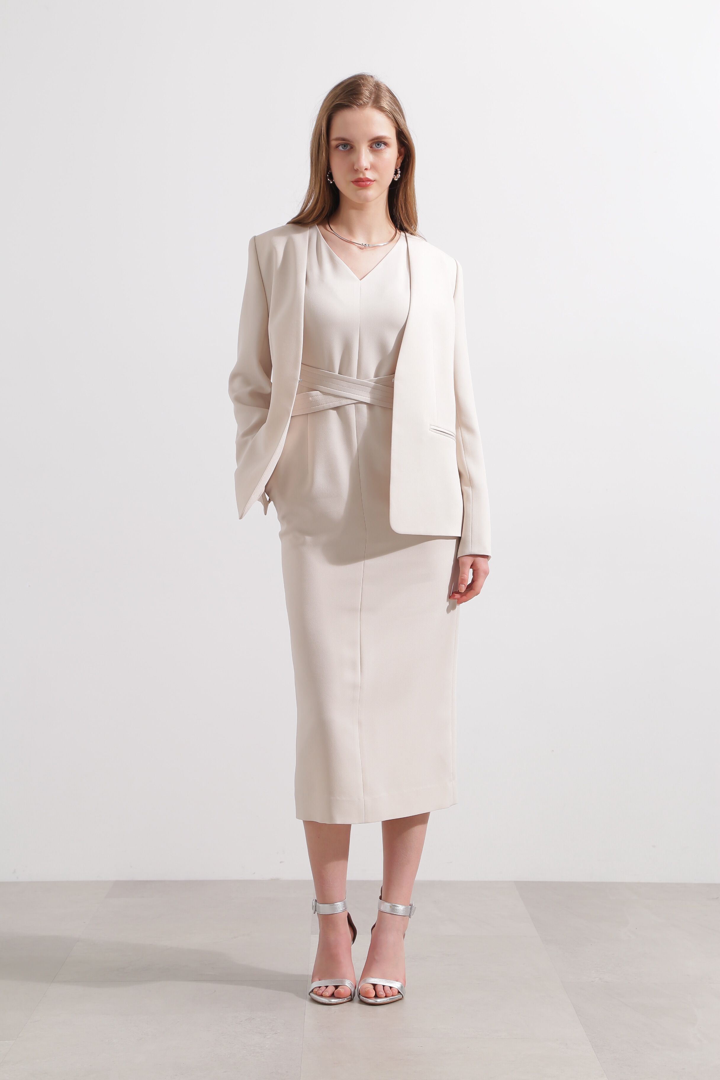  「◆ウエストクロスオックスワンピース」|ワンピース|