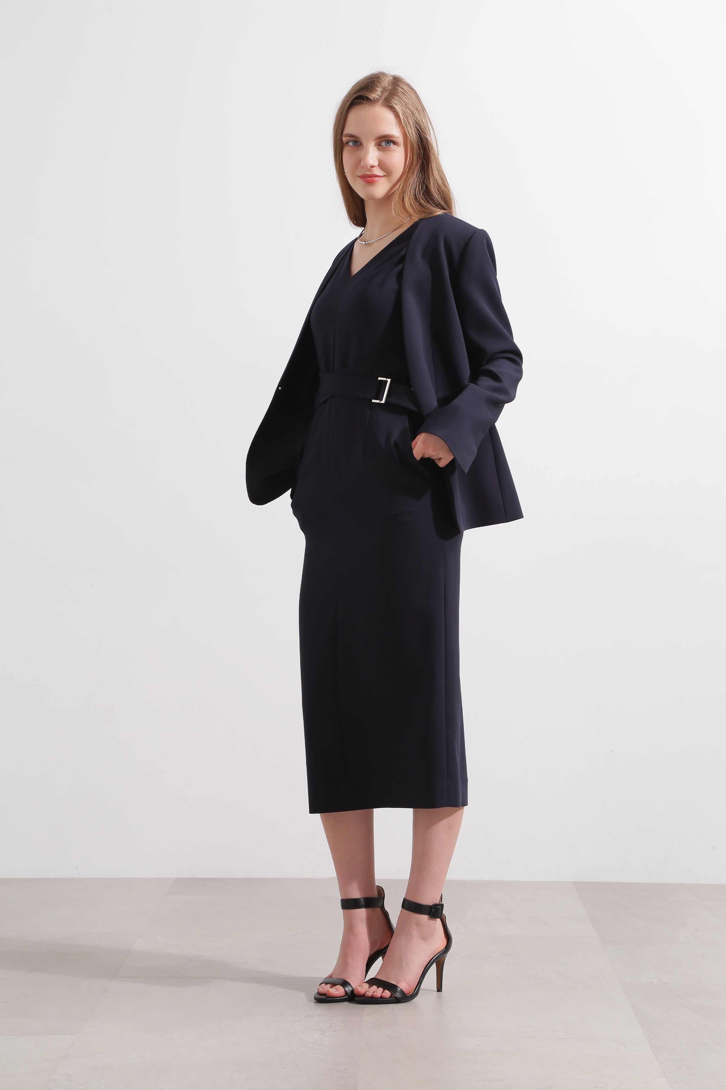  「◆ウエストクロスオックスワンピース」|ワンピース|