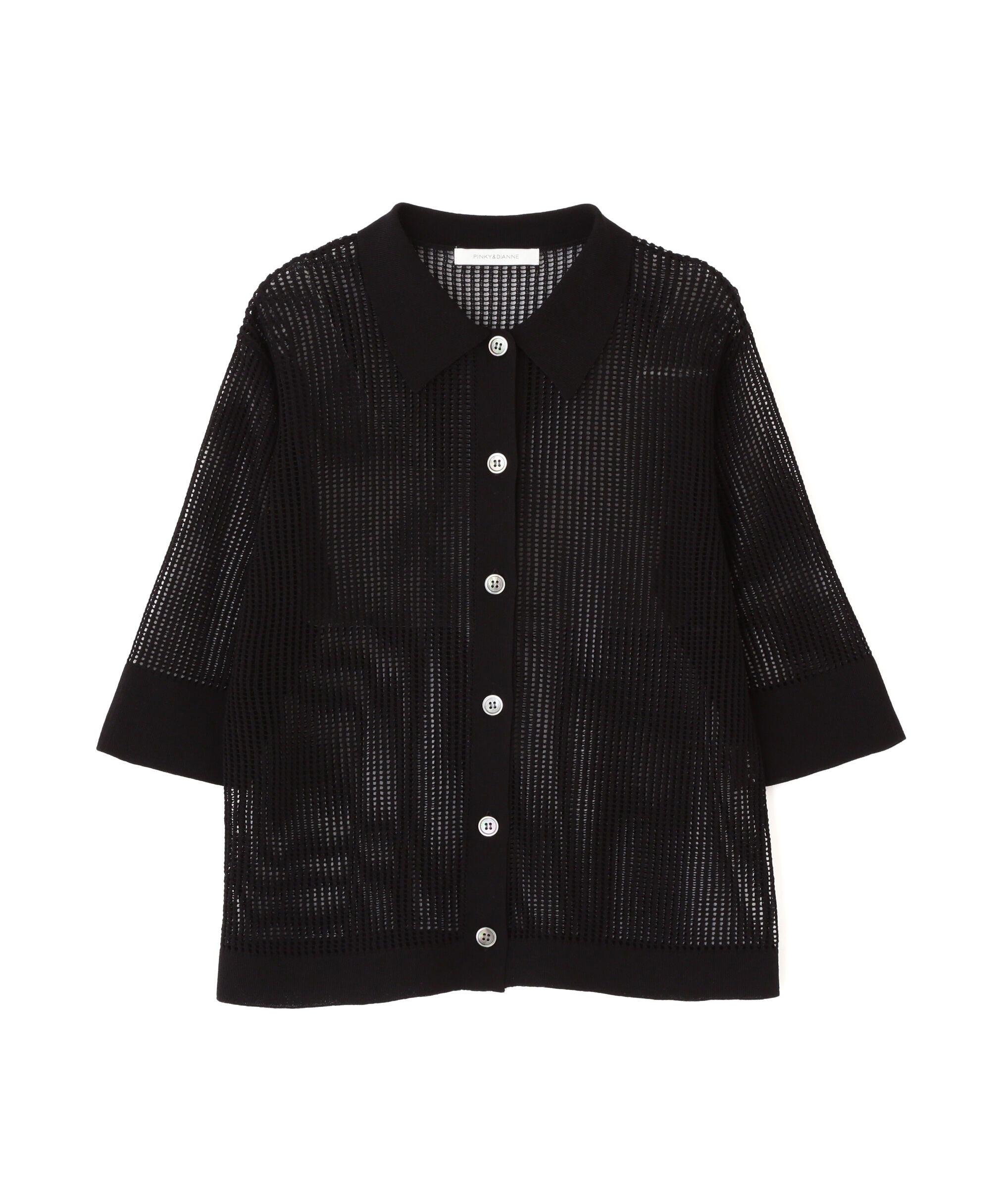  「◆シアーコンビカーディガン」|ニット・セーター|