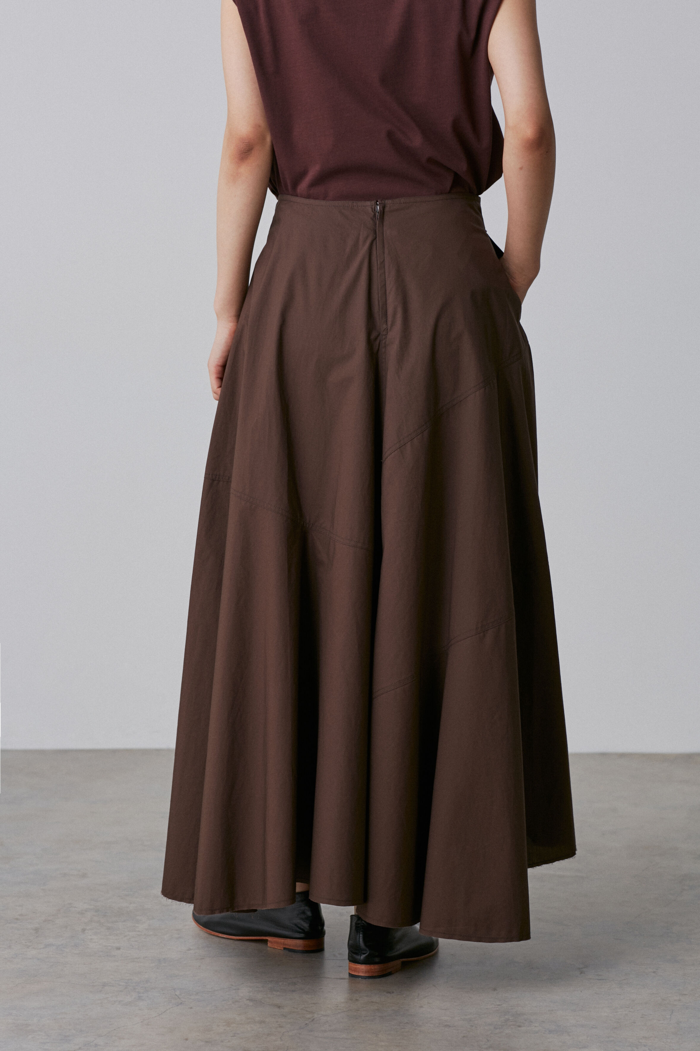 YLEVE 「YLEVE / SUVIN COTTON TYPEWRITER SKIRT」|スカート|