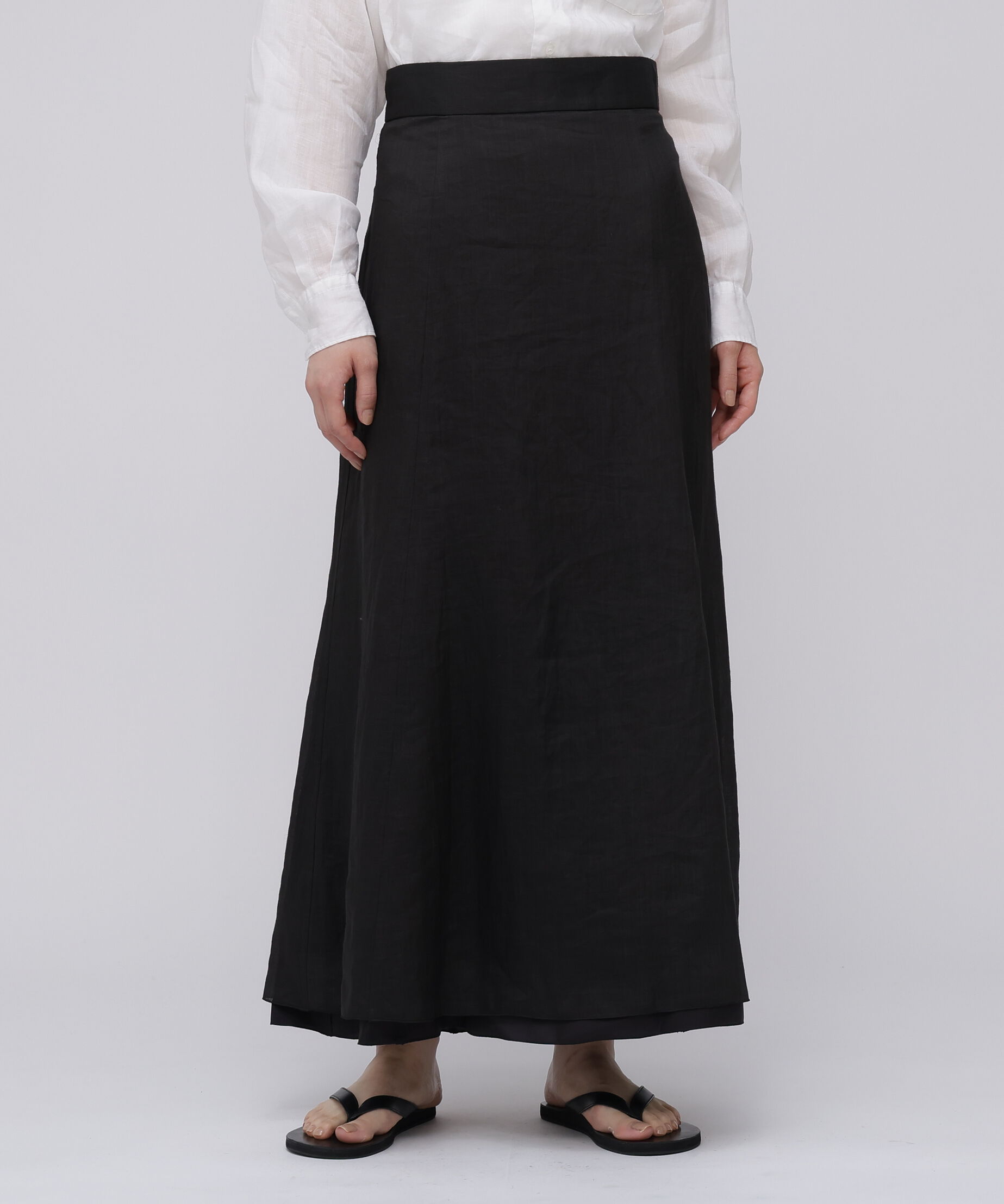 YLEVE 「YLEVE / ROYAL RAMIE BROAD SKIRT」|スカート|
