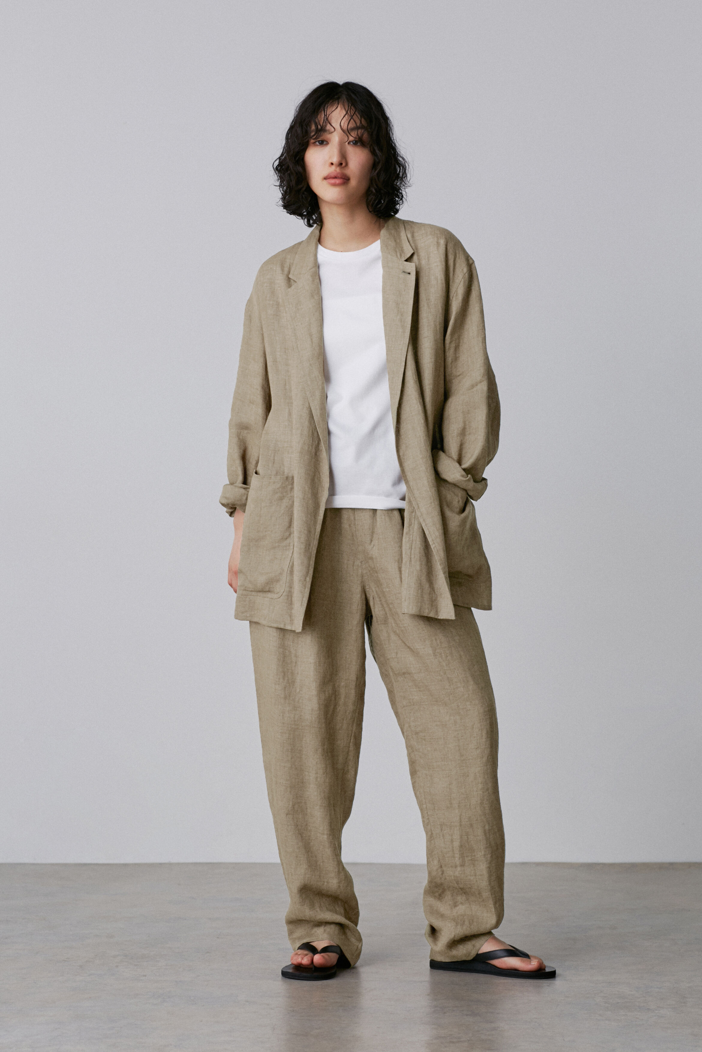 YLEVE 「YLEVE / LINEN POPLIN TROUSERS」|その他|