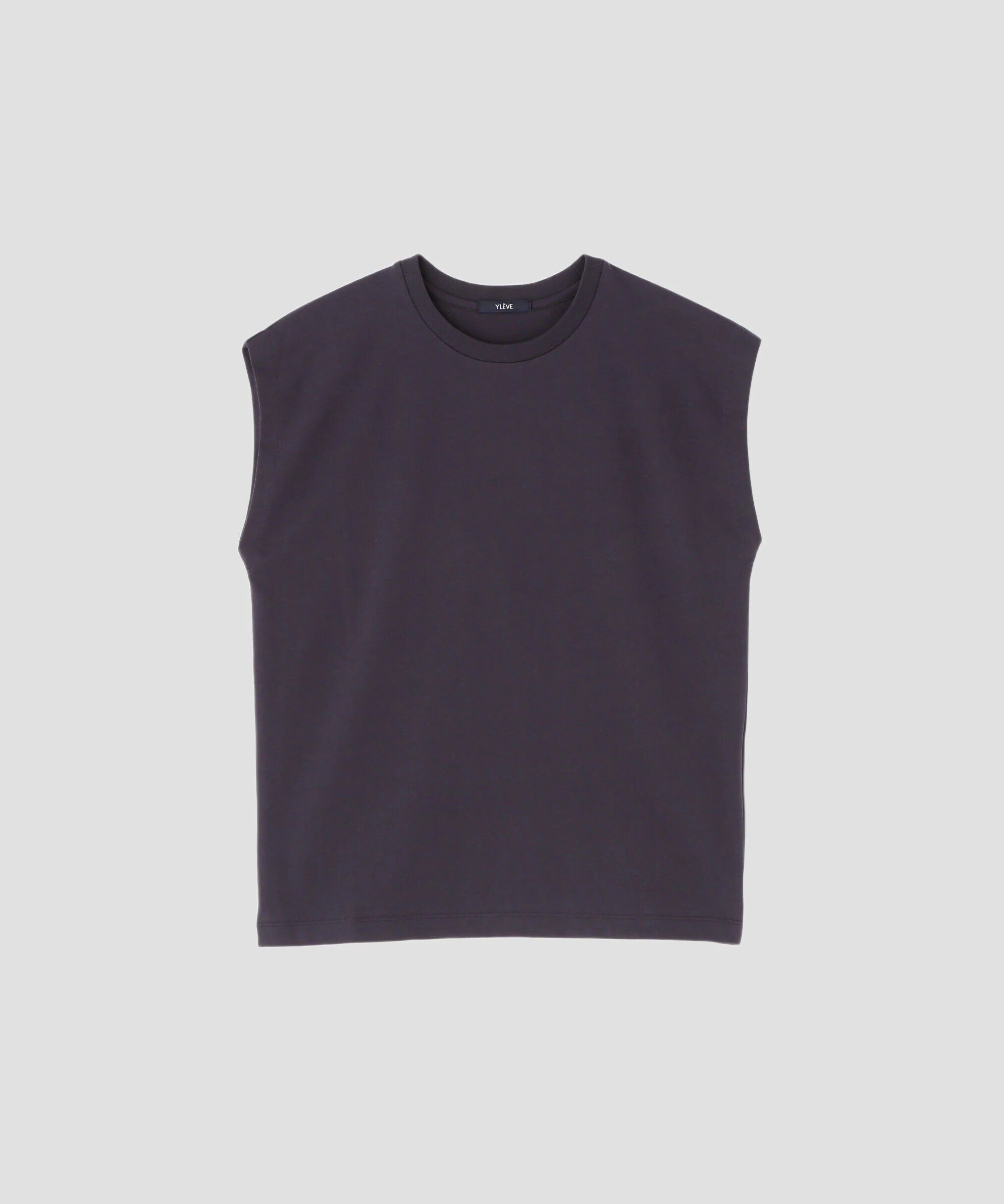YLEVE 「YLEVE / ORGANIC COTTON BIO NO SLEEVE」|Tシャツ・カットソー|ネイビー