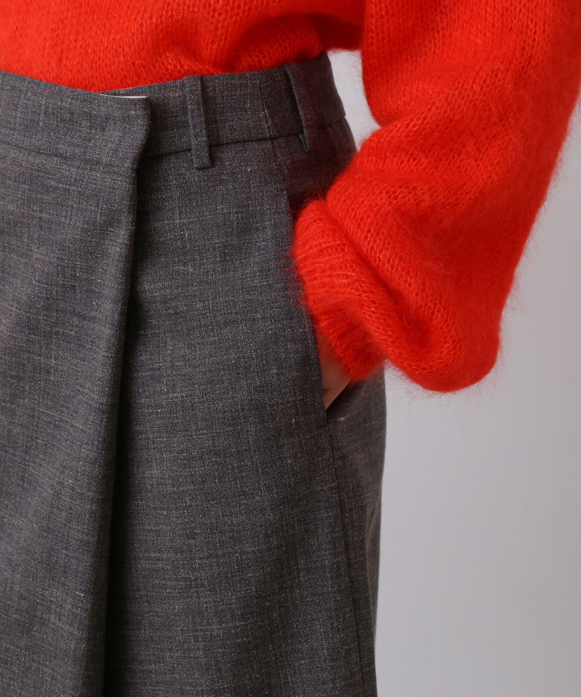 YLEVE 「YLEVE / WOOL LINEN WRAP SKIRT」|スカート|