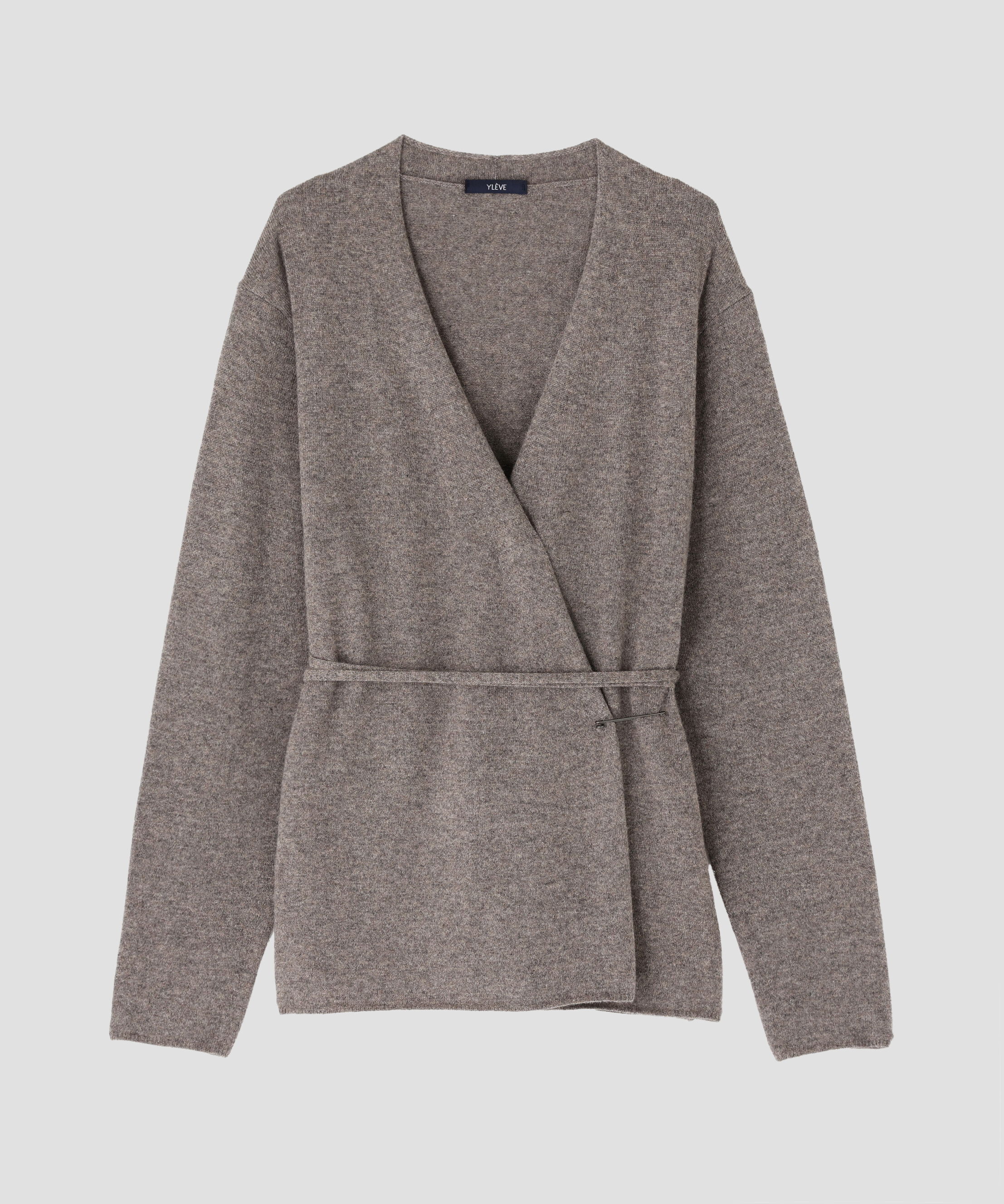 YLEVE 「YLEVE / CASHMERE KNIT WRAP CARDIGAN」|ニット・セーター|