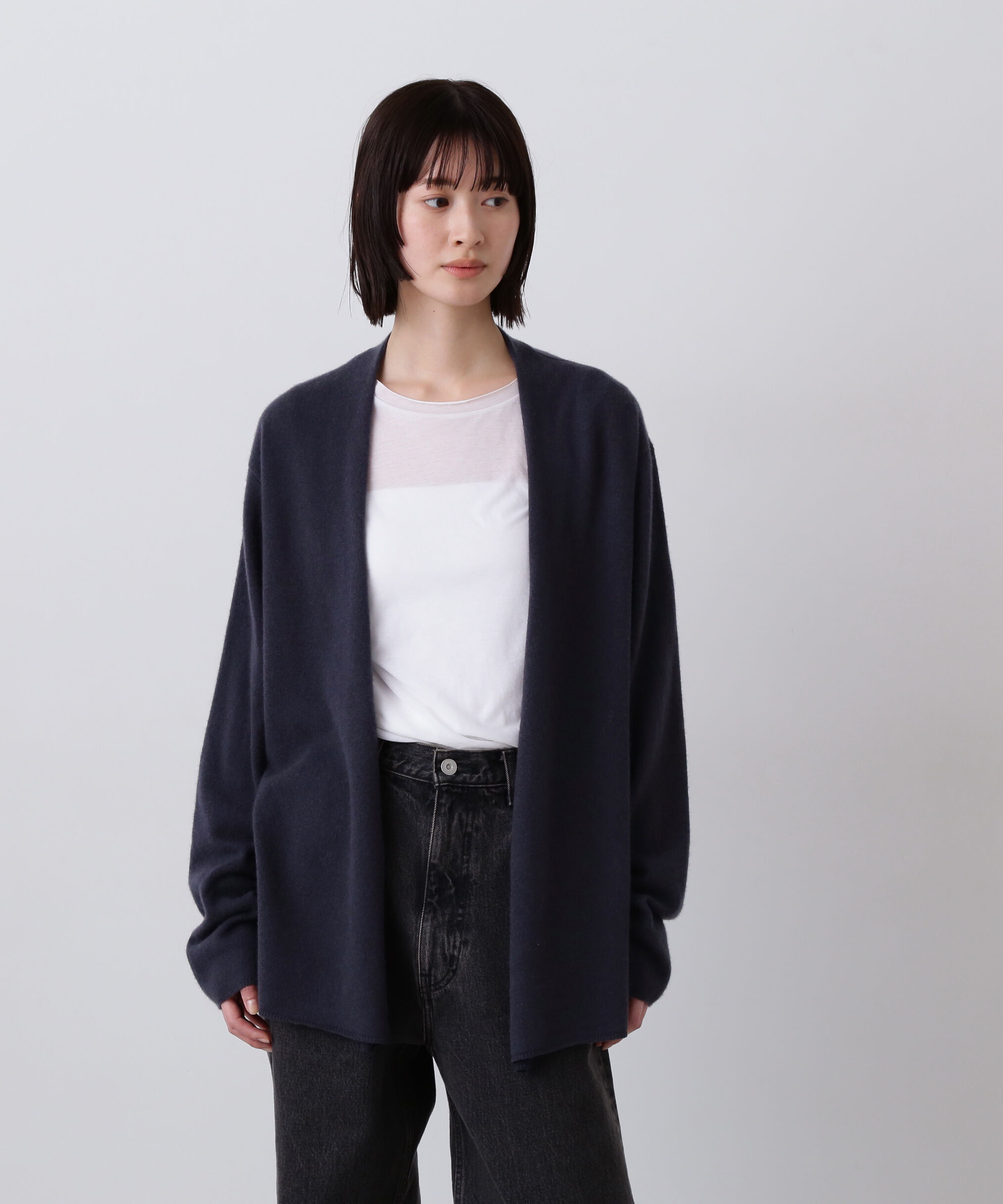 YLEVE 「YLEVE / CASHMERE KNIT WRAP CARDIGAN」|ニット・セーター|