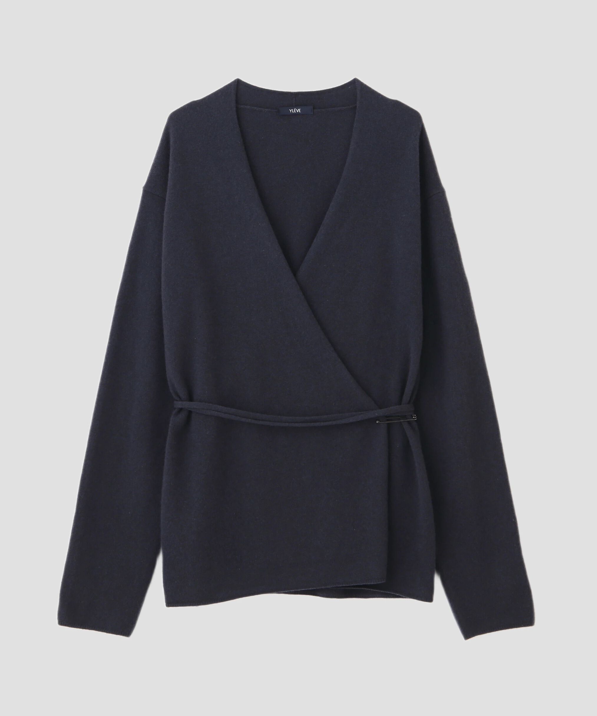 YLEVE 「YLEVE / CASHMERE KNIT WRAP CARDIGAN」|ニット・セーター|