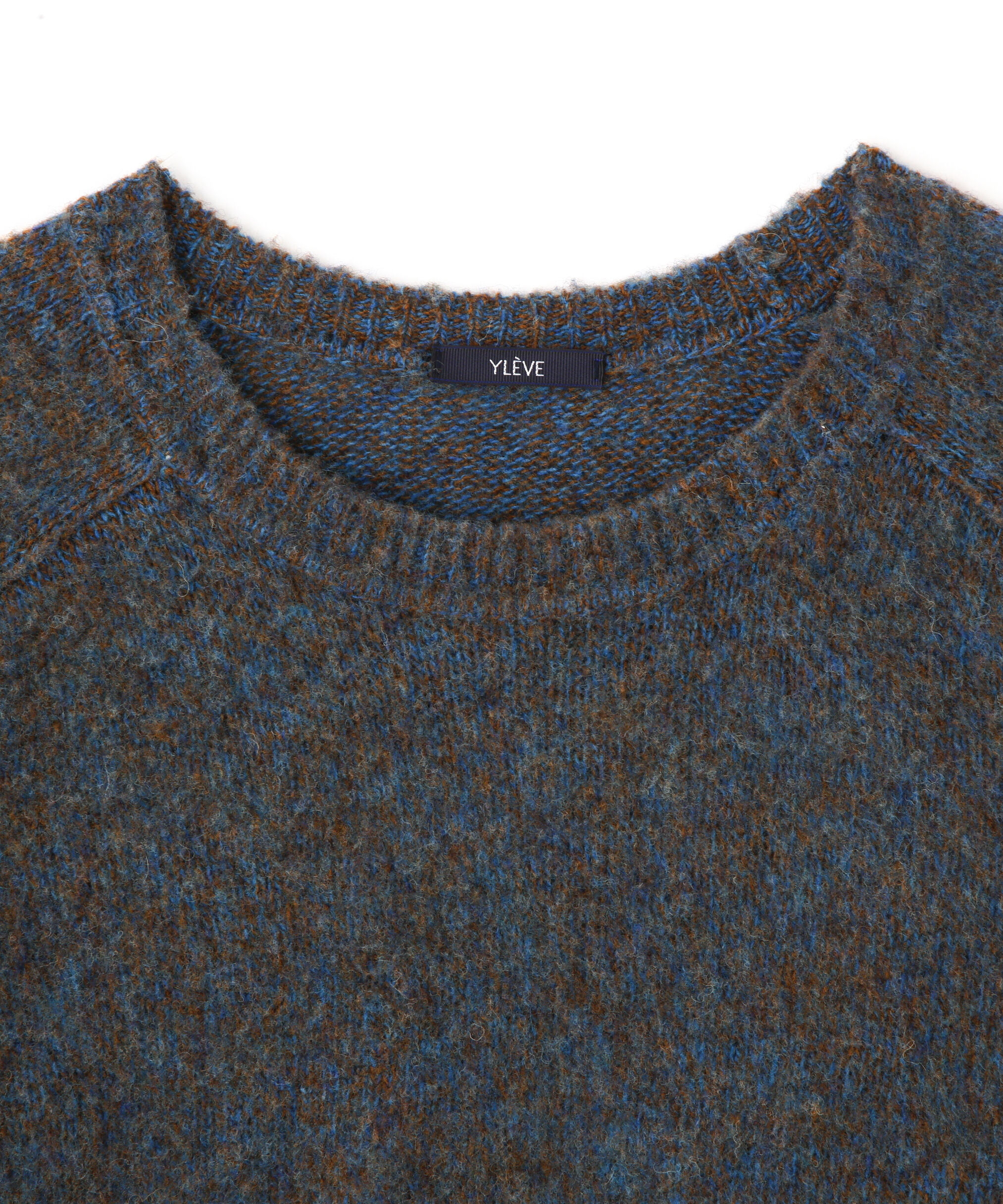 YLEVE 「YLEVE / ITARIAN MERINO WOOL MELANGE KNIT PULL OVER」|ニット・セーター|