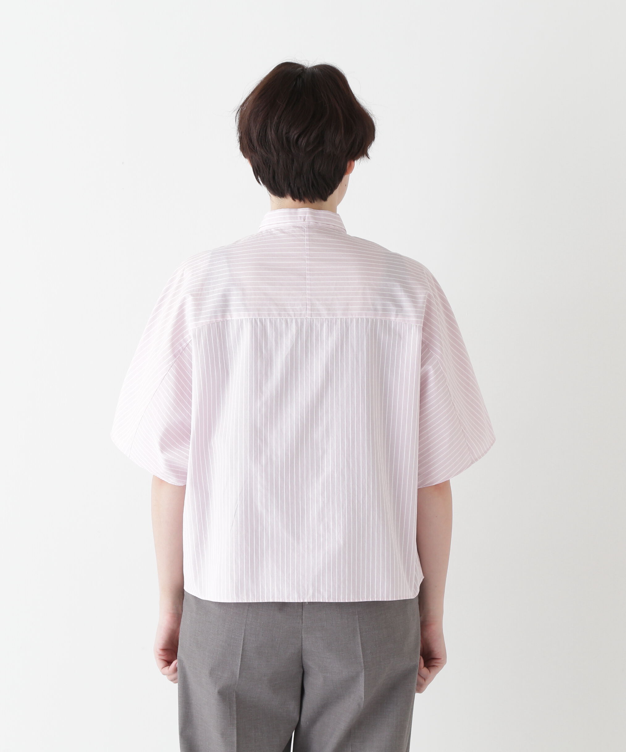  「◆ストライプローンカレンダードルマンボザムシャツ」|シャツ・ブラウス|