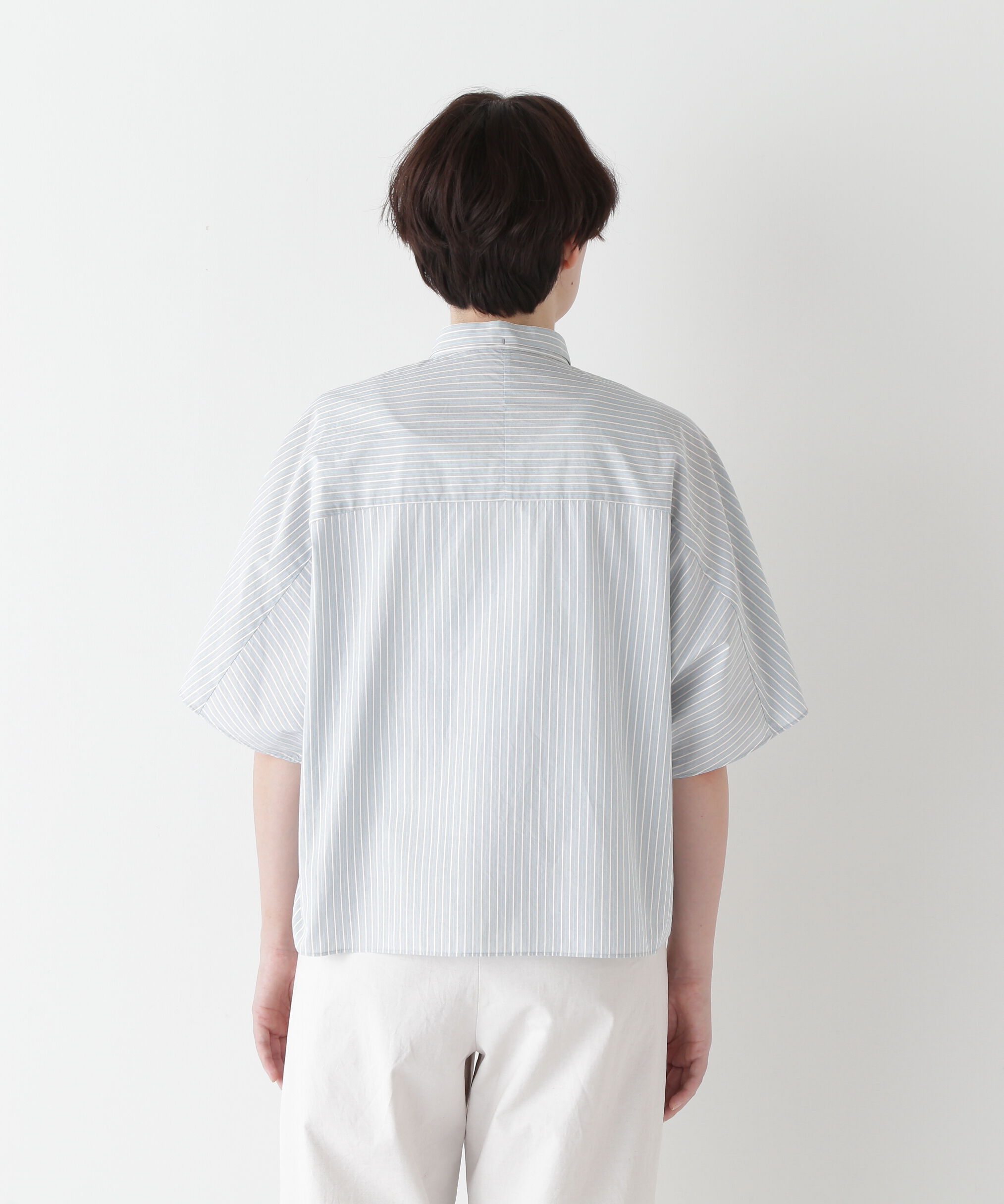  「◆ストライプローンカレンダードルマンボザムシャツ」|シャツ・ブラウス|