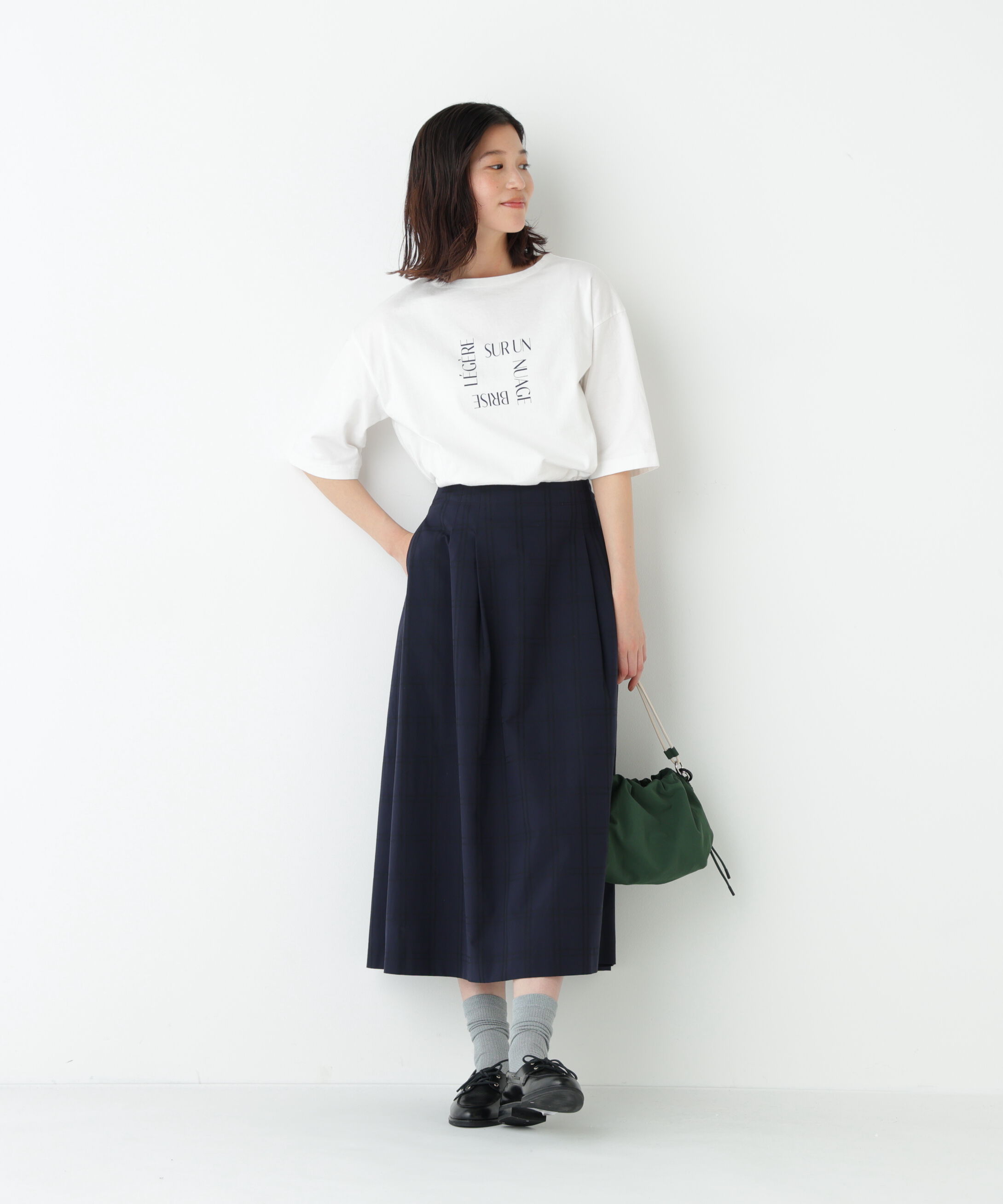  「◆《ウォッシャブル》オリジナル先染めチェックタックスカート」|スカート|